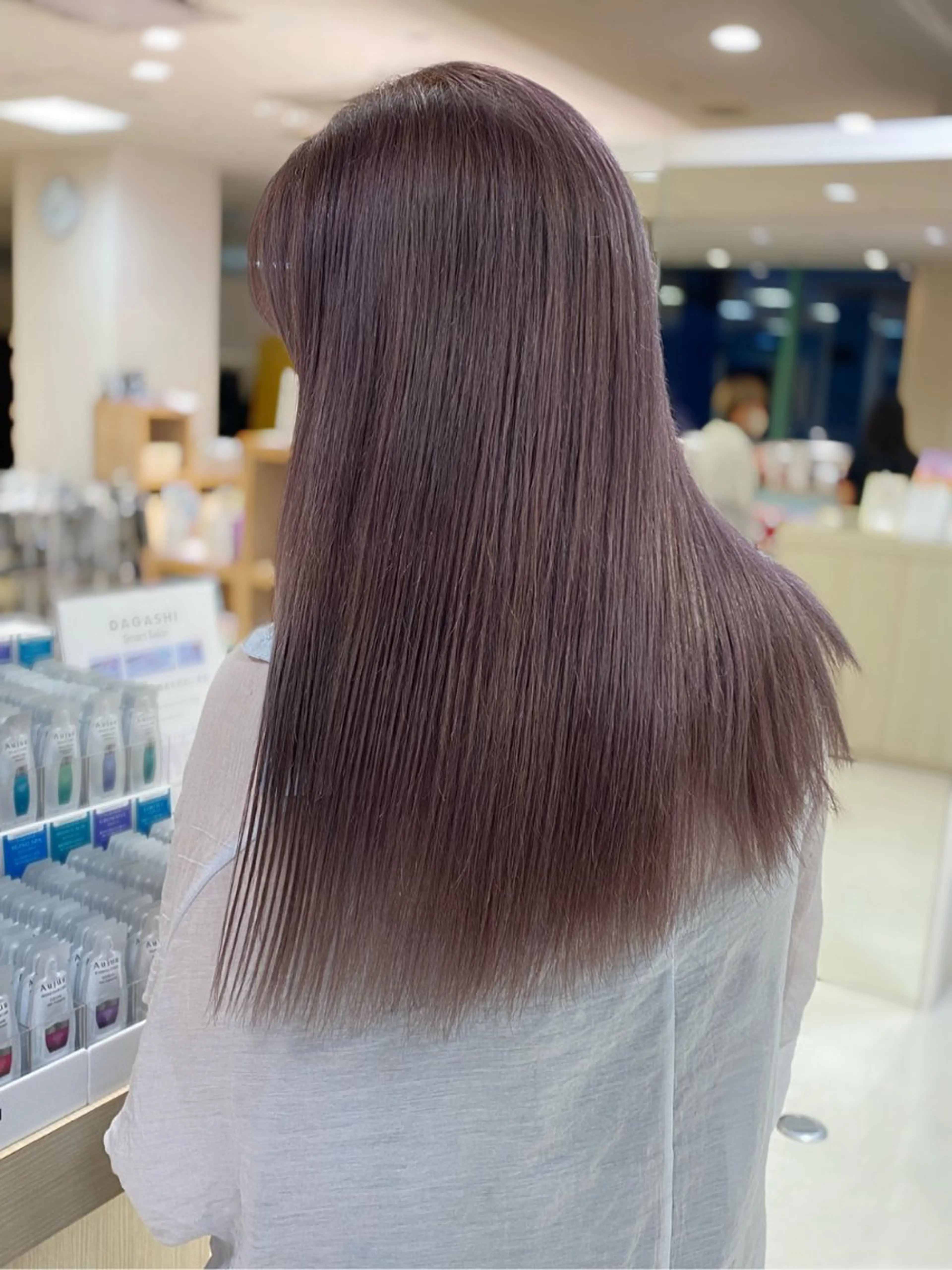 セミロング カラー 銀座/ハイライト特化 🌿ブリーチ/片山のヘアスタイル