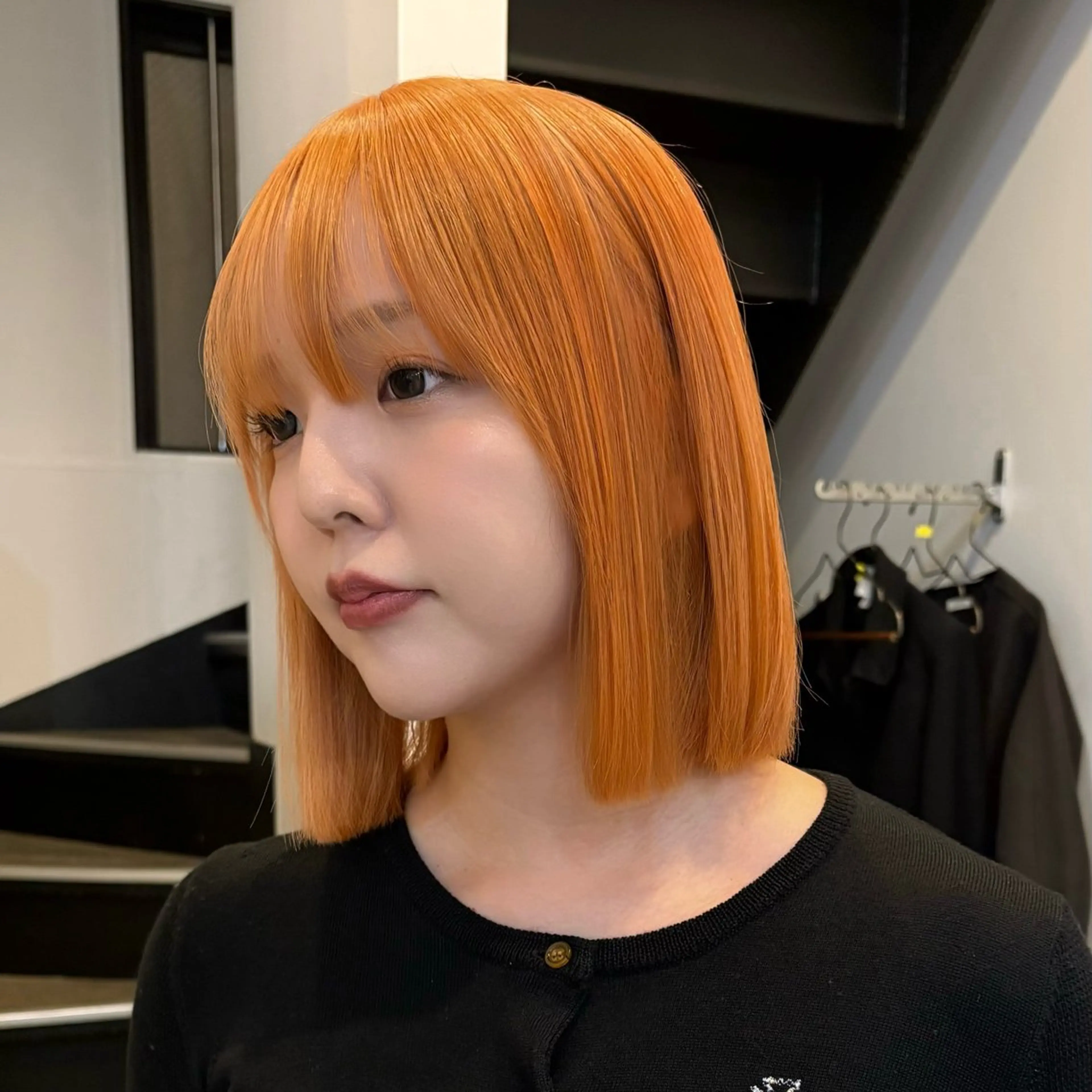 ミディアム ヘアカラー みさき/レイヤー/ハ イトーン指名No.1のヘアスタイル