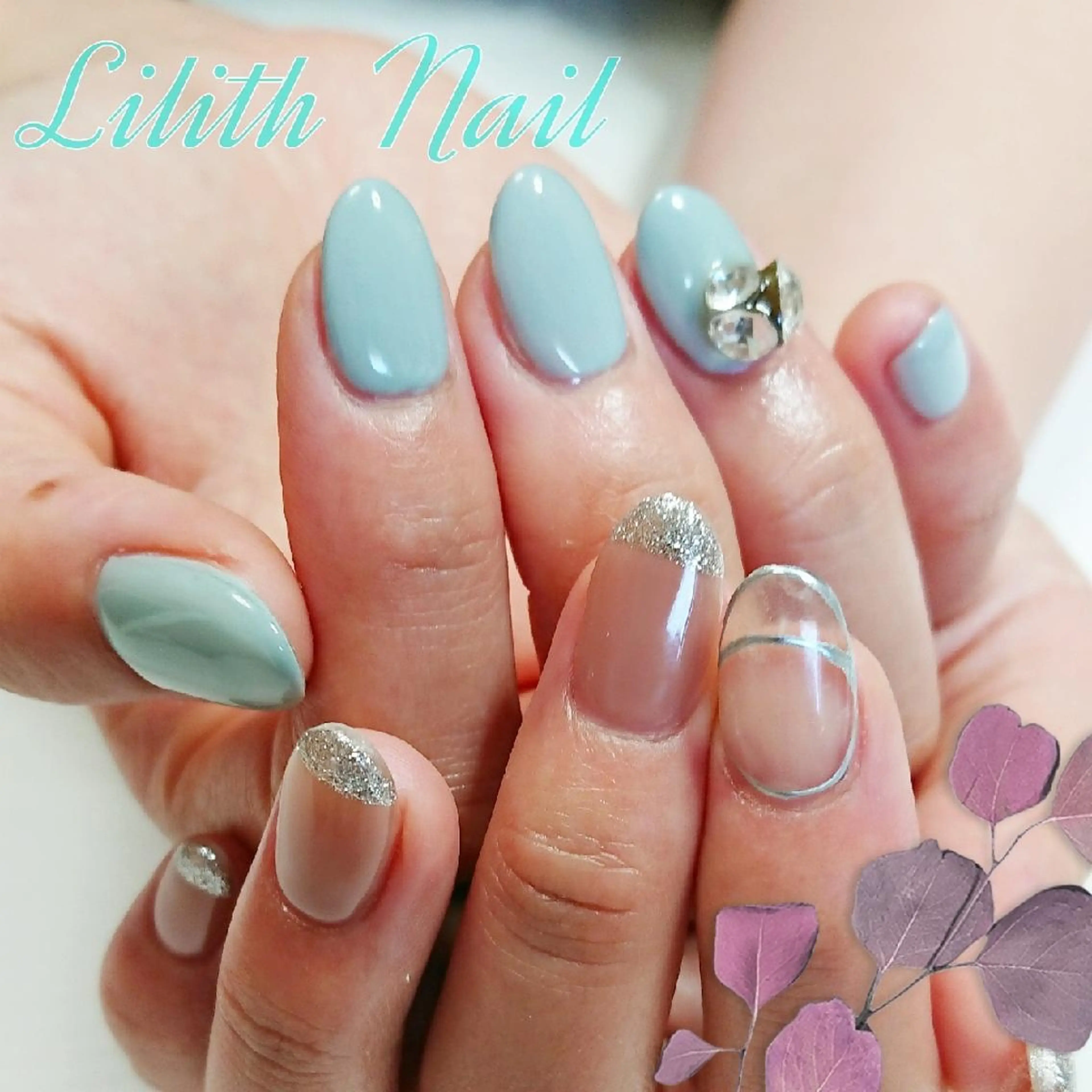 ネイル 長さ出し Lilith Nailのネイルデザイン