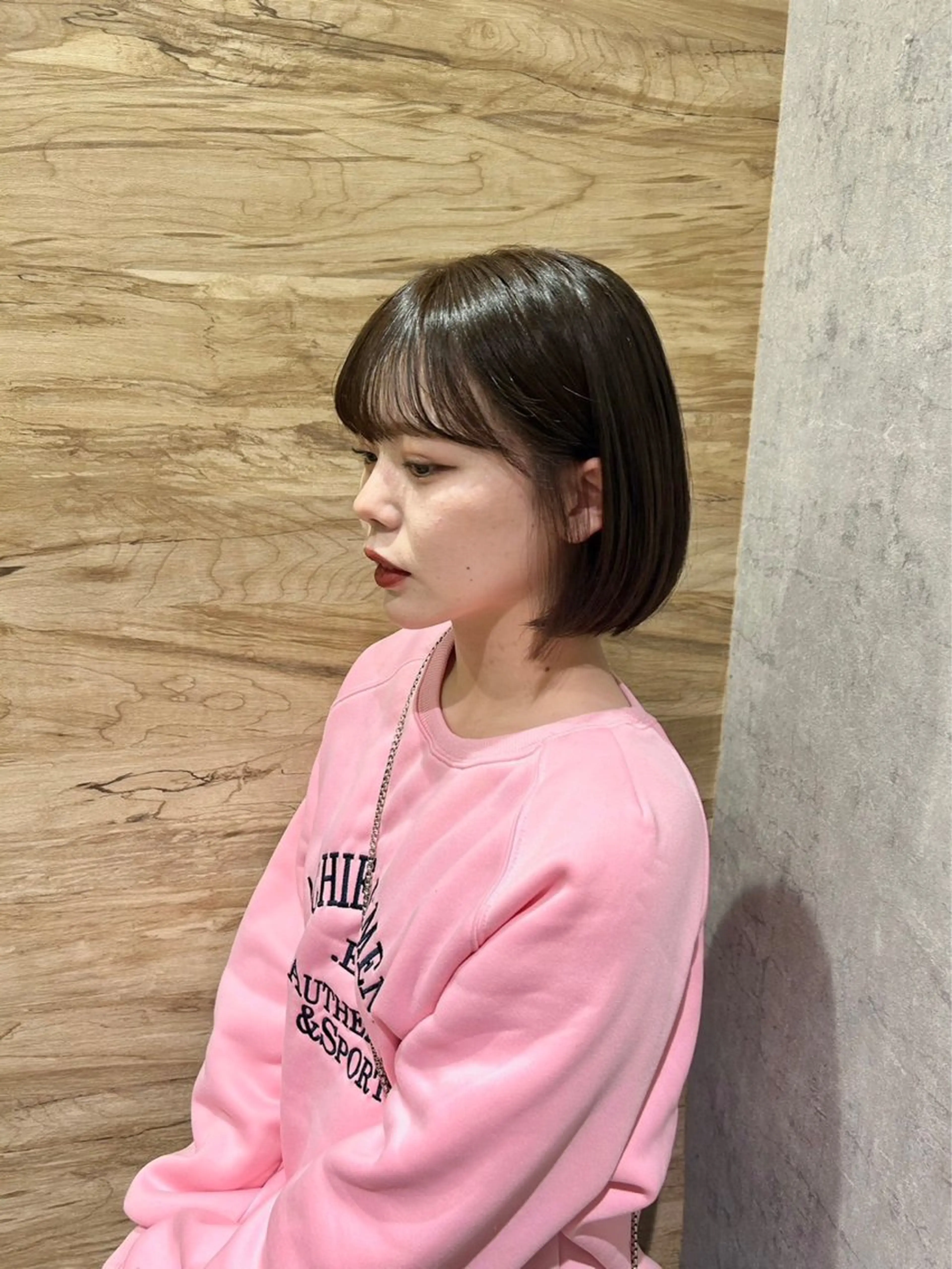 ショート カラー グレージュ ボブ suri-ru hair【スリールヘアー】所属・FURUSAWA AOIのヘアスタイル