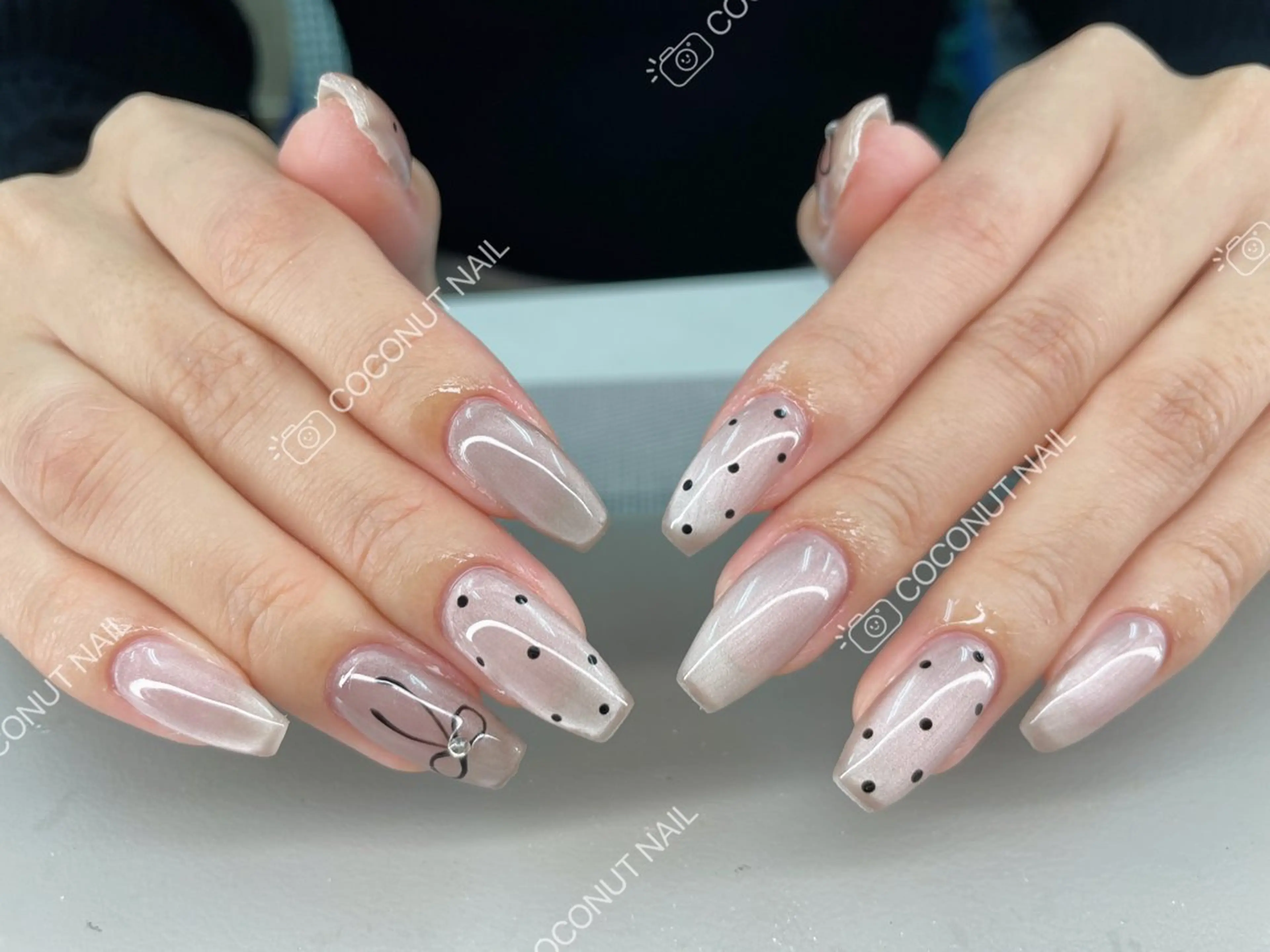 ネイル ハンドネイル 神田 ココナッツのネイルデザイン