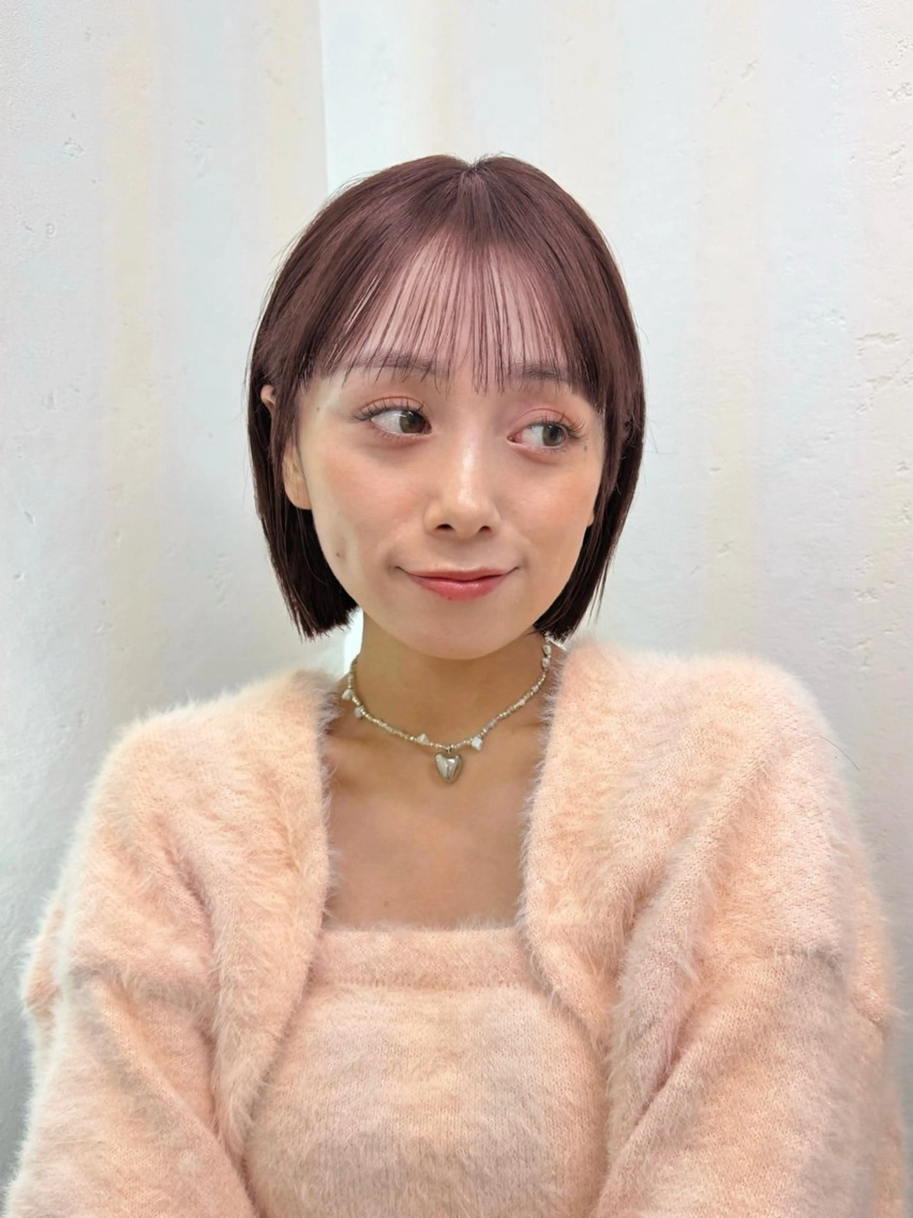 ショート カラー カット ヘアカラー トリートメント グレージュ/レイヤー /ボブ/moyu🎀のヘアスタイル