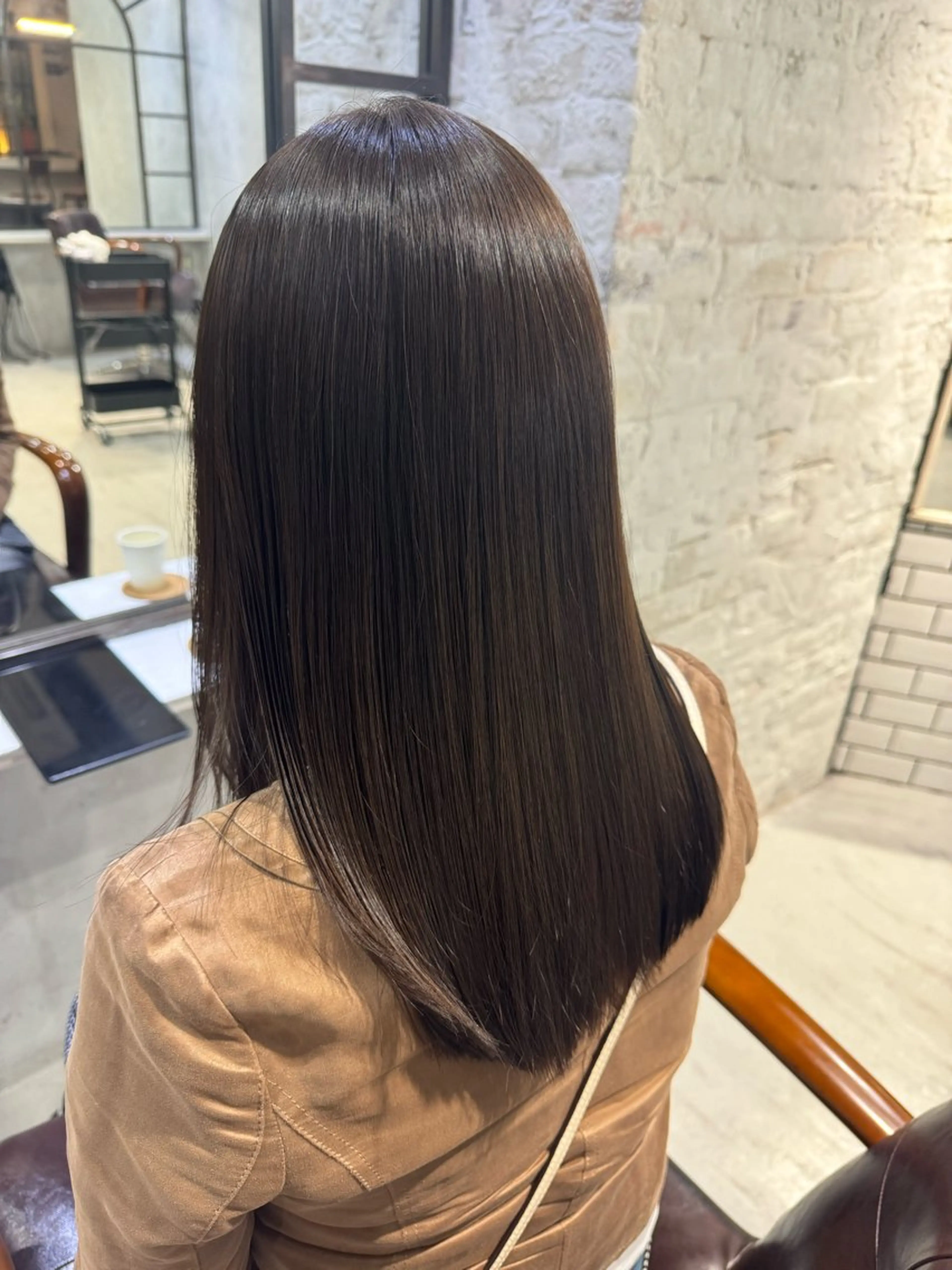 【前髪カット無料サービス♪】カラー＋9ステップトリートメントの写真