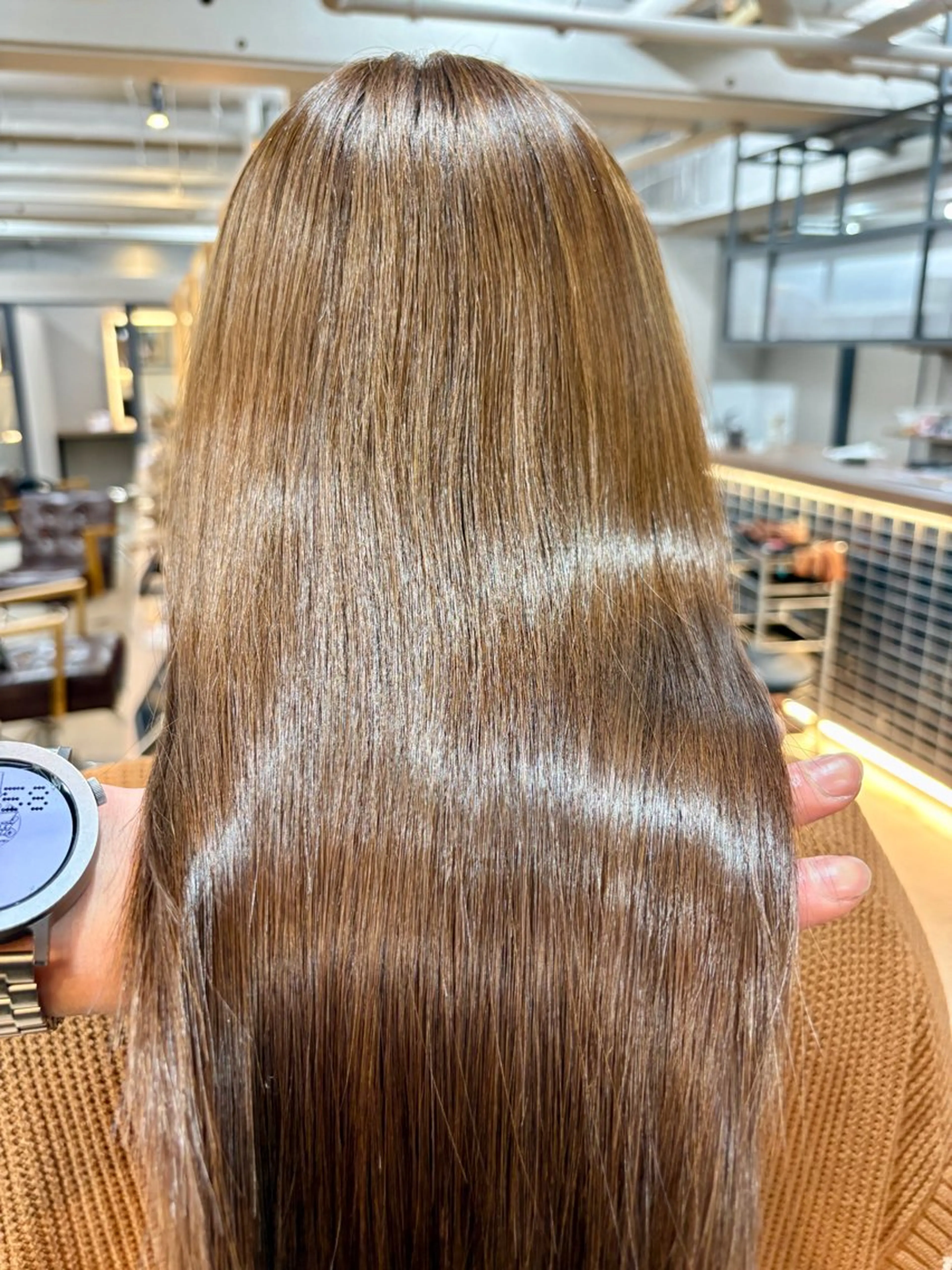 セミロング 髪質改善 ヘアカラー 💎艶髪／美髪特化 世麗💎のヘアスタイル