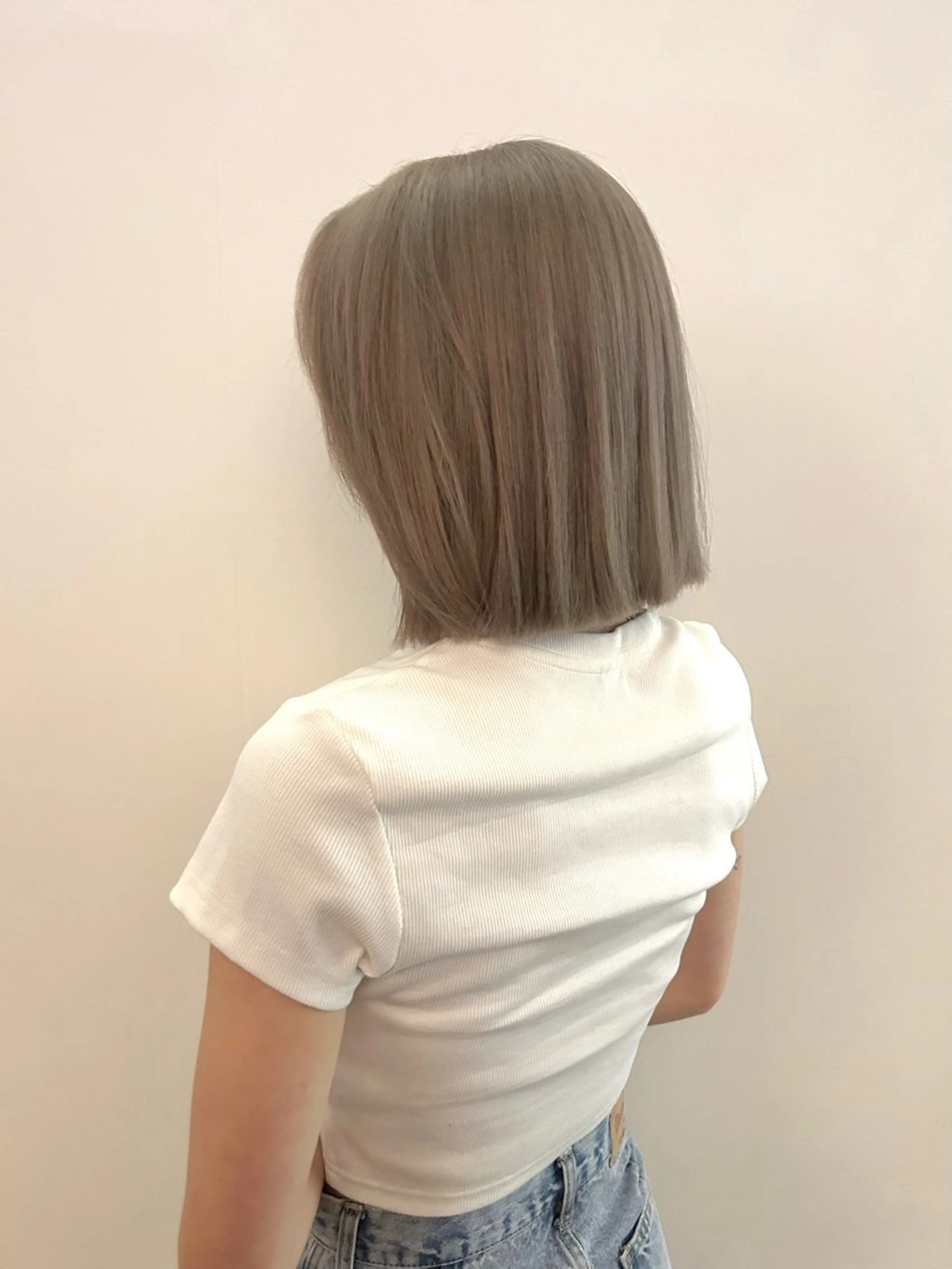 ショート カット ヘアカラー ハイトーン/韓国ヘア /艶髪  CHIYOのヘアスタイル