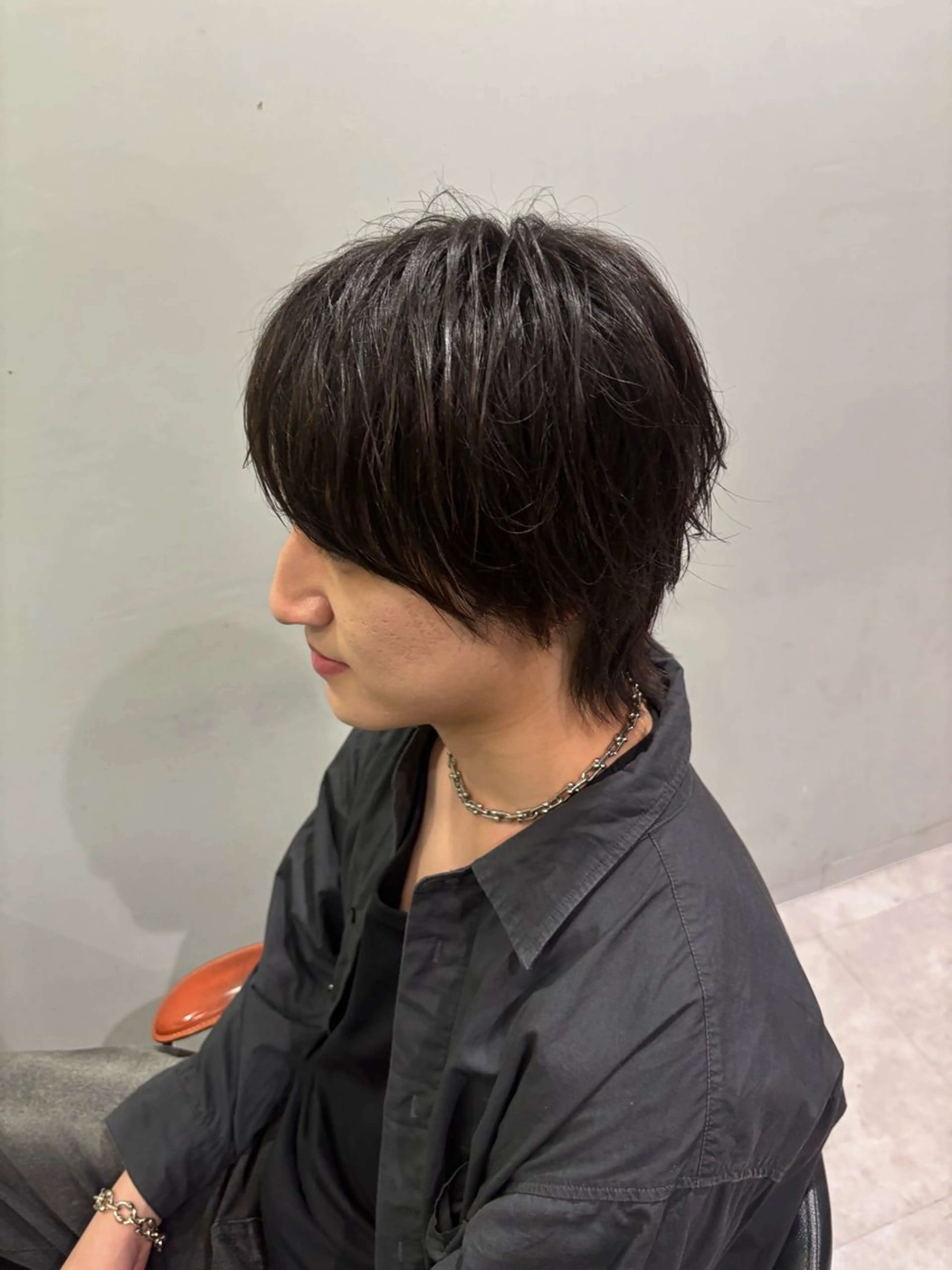 ミディアム メンズ ヘアセット メンズ特化／韓国風 /江戸谷大晴のヘアスタイル