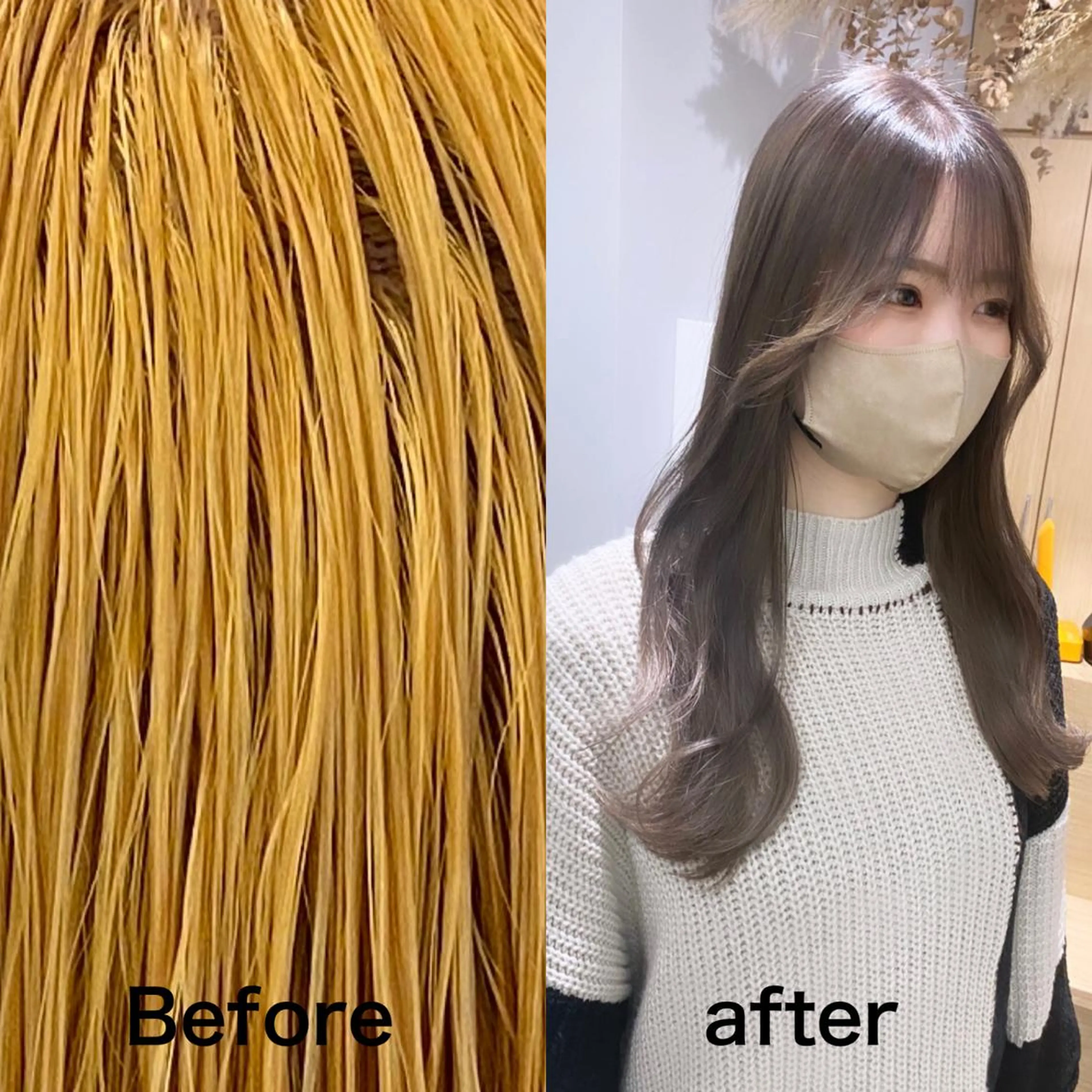 ロング カラー カット ヘアカラー AVANCE京橋所属・ハイトーンヘア/ 島崎　タクミのヘアスタイル