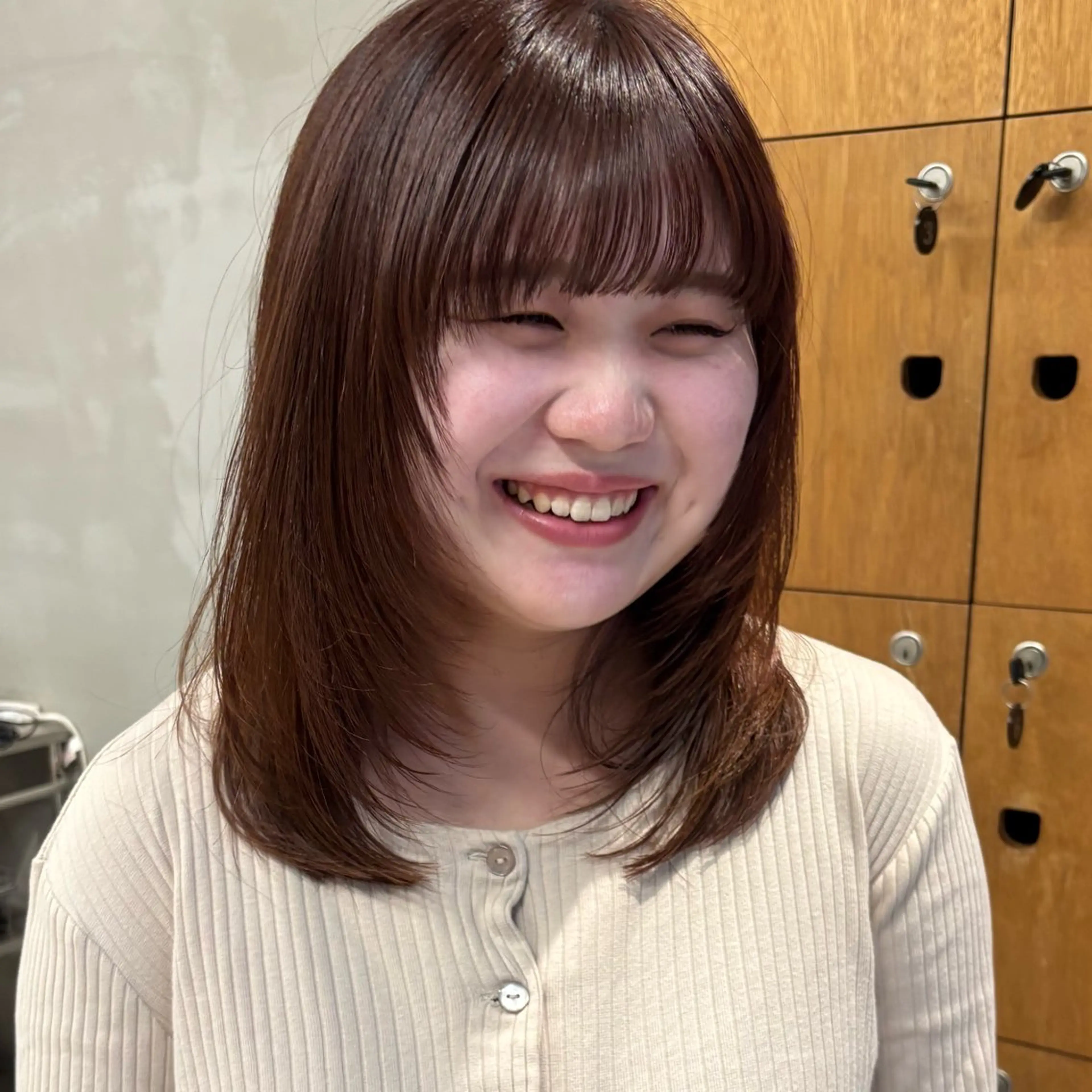 セミロング rukia : カットモデル様大募集のヘアスタイル