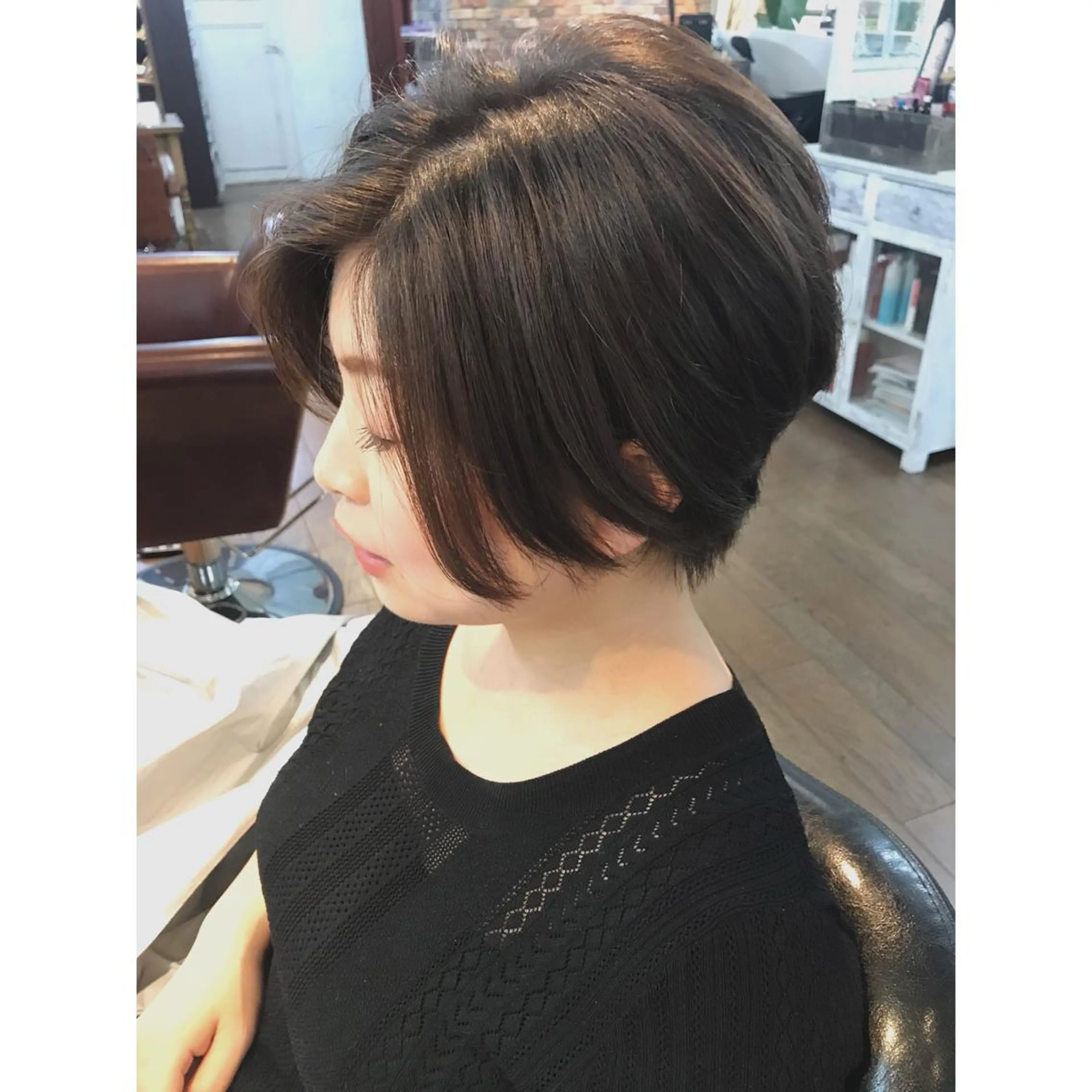 ショート ボブ 小顔カット corona hairdesign KAZUE MAEDA所属・マエダ カズエ🫶 coronahairのヘアスタイル