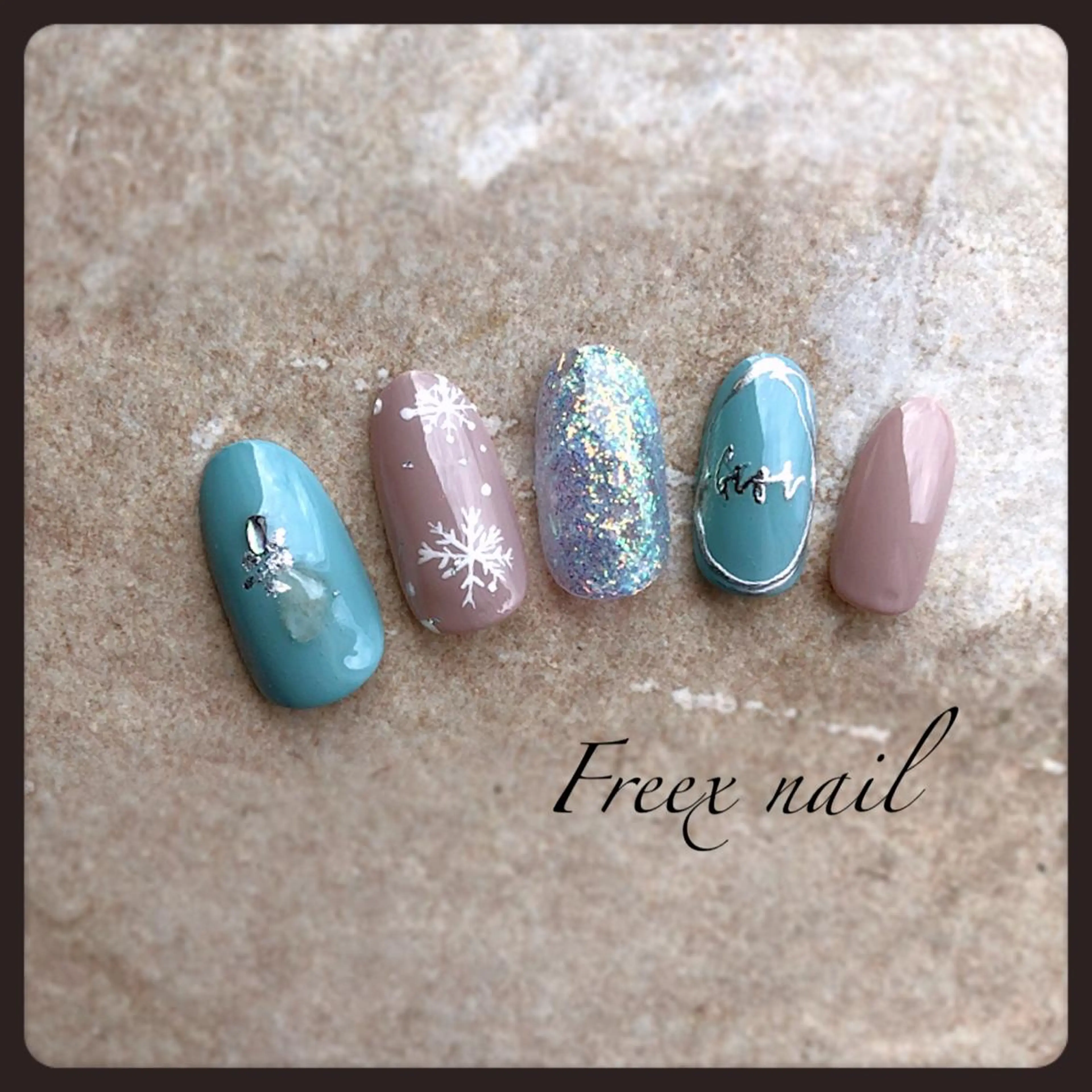 ネイル 冬ネイル Freex nail所属・freex nail /ニュアンス/個性派のネイルデザイン