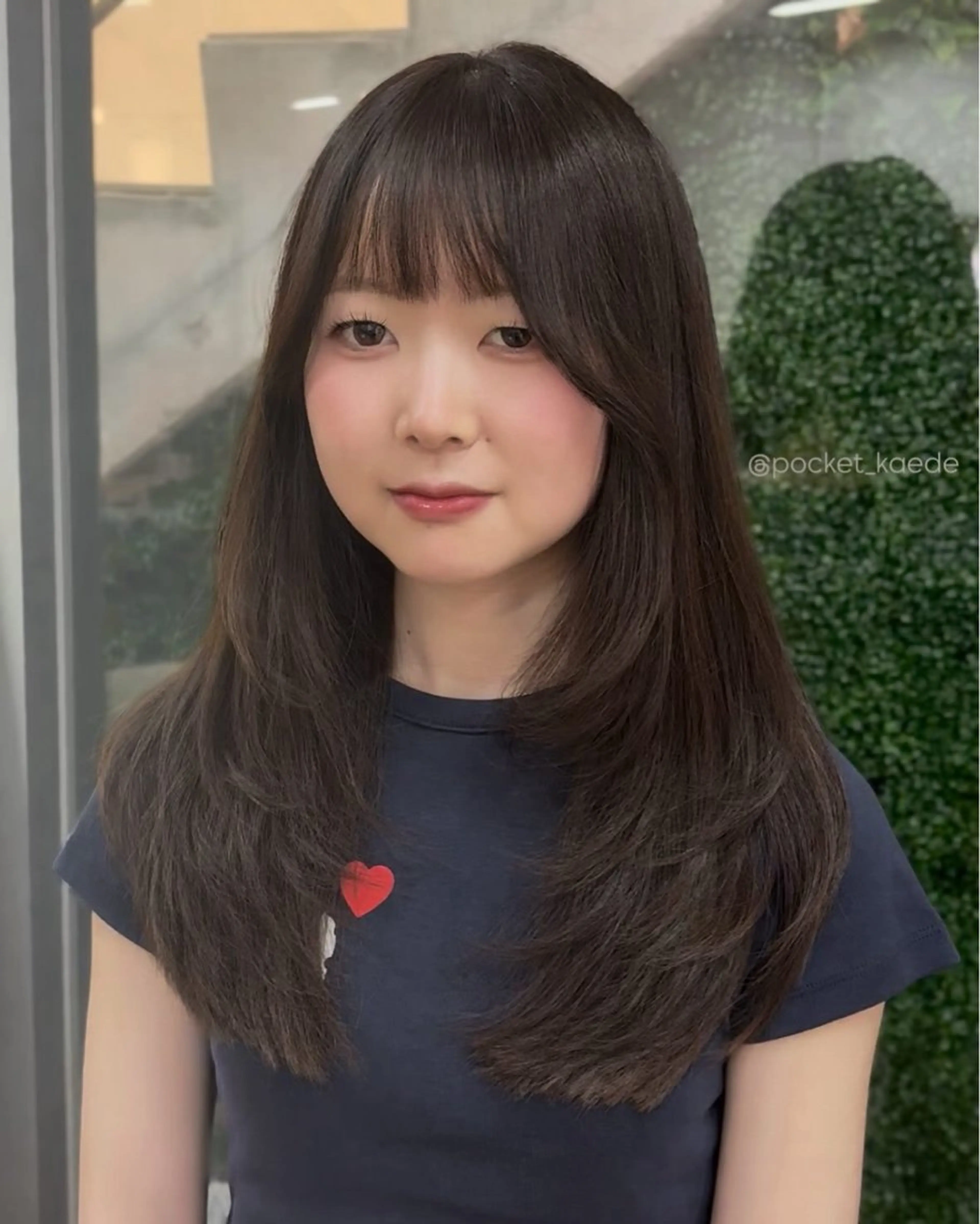 ロング 🤍韓国ヘア/ 楓🤍のヘアスタイル