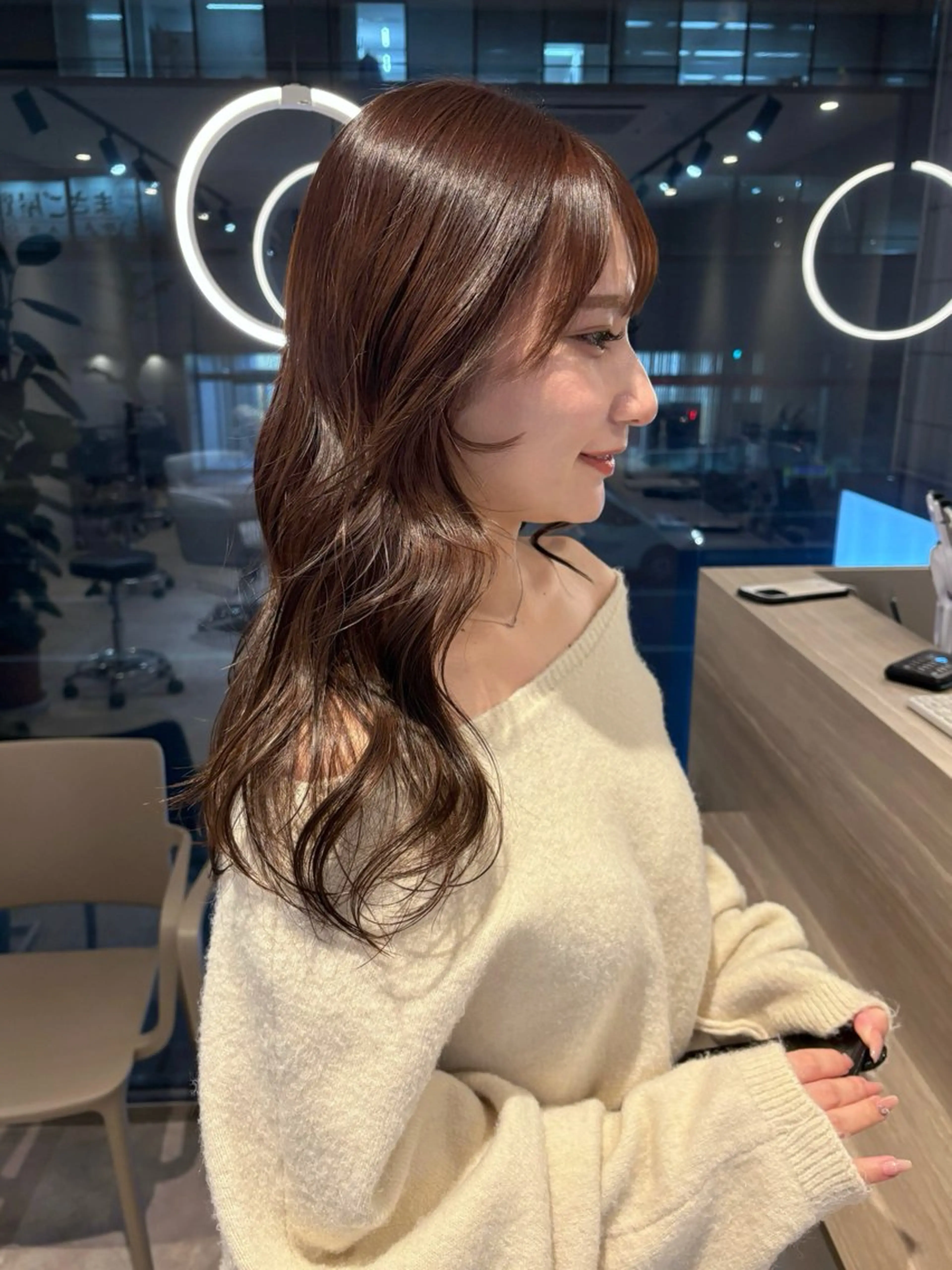 ロング カラー ブラウンカラー チョコレートブラウン 透明感カラー ヘアカラー miyu ♡のヘアスタイル