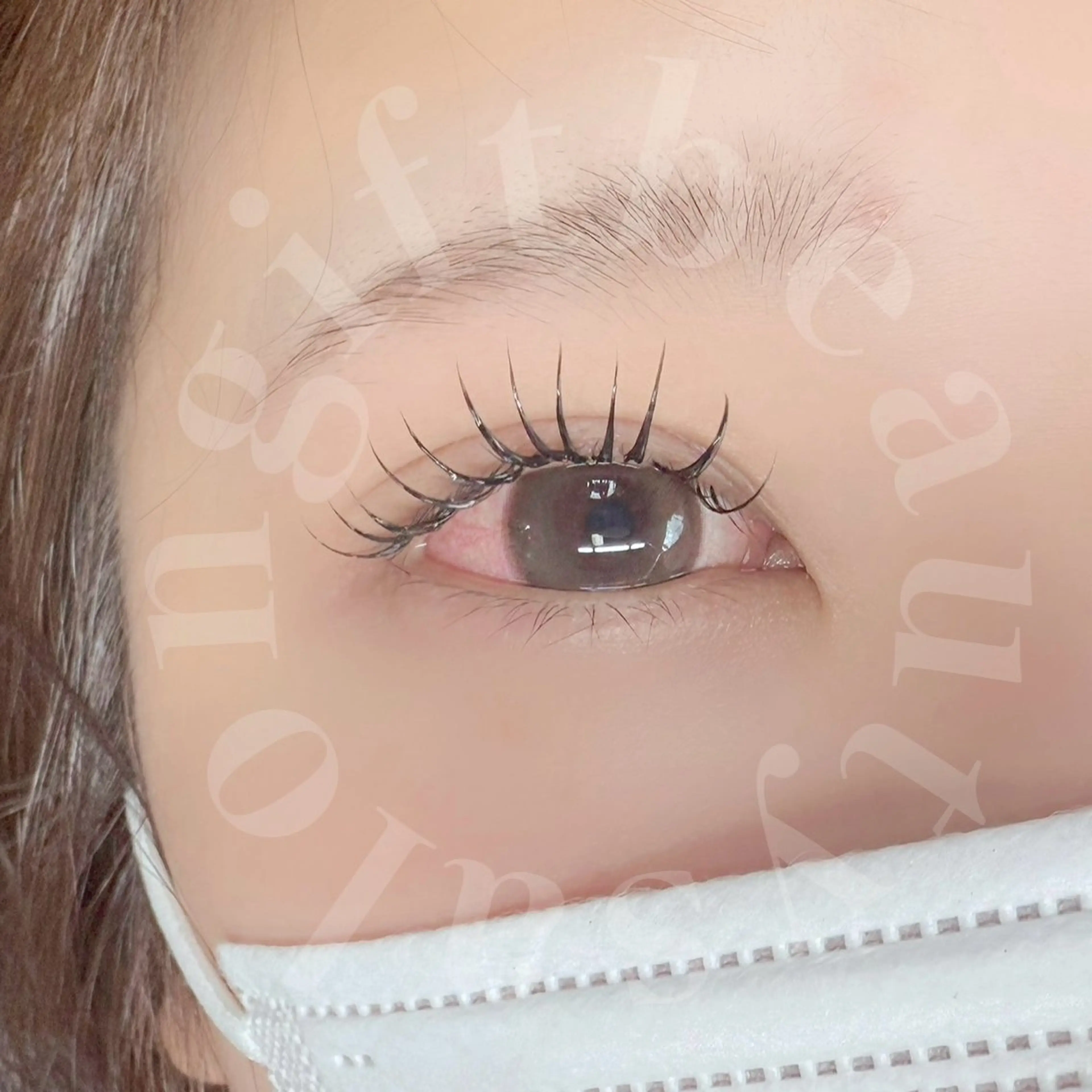 練習モデル　&healthy 《LEDエクステ バインドロック135分つけ放題+まつ毛パーマ60分)の写真