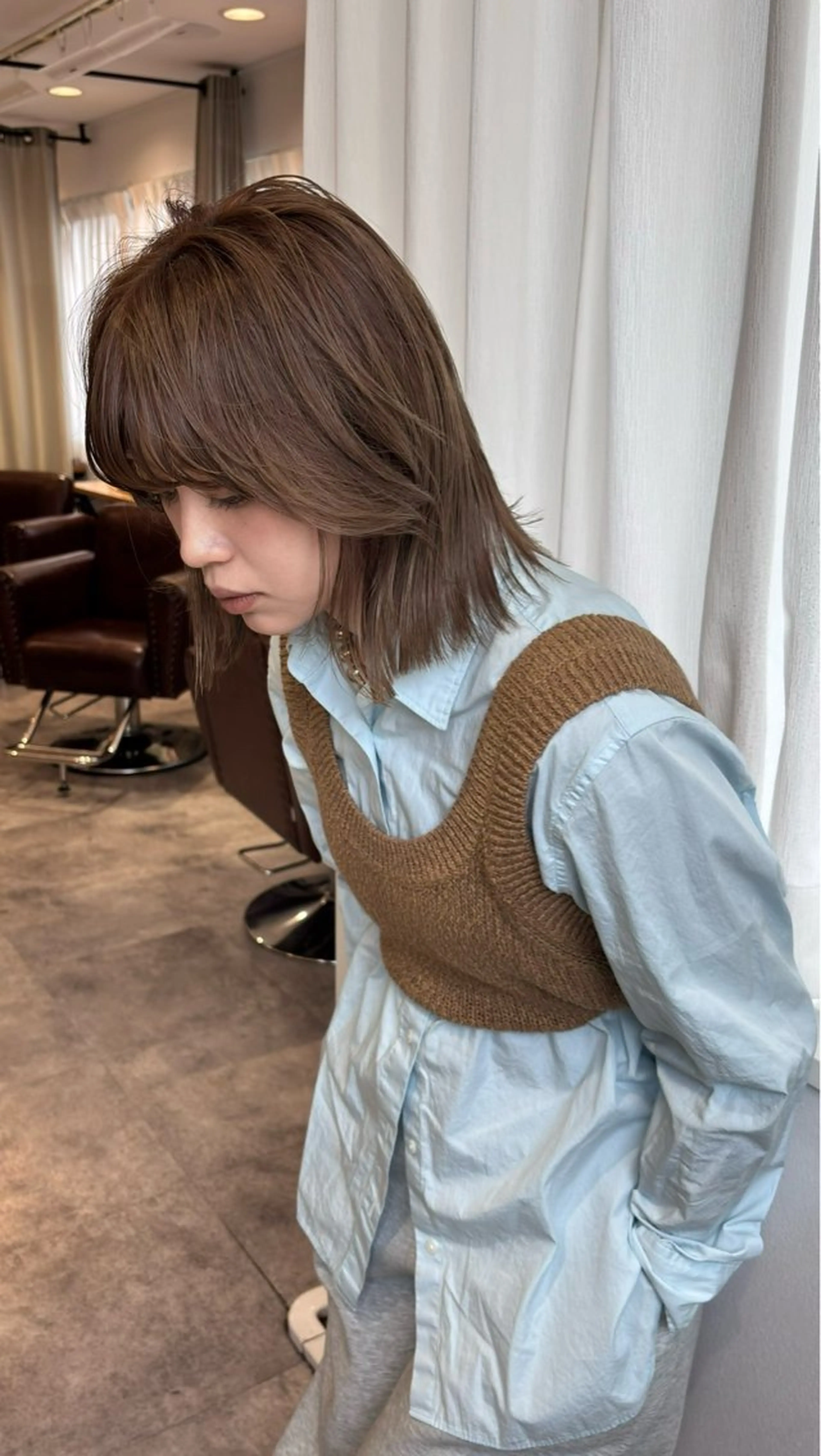 ミディアム i’ll 夏希のヘアスタイル