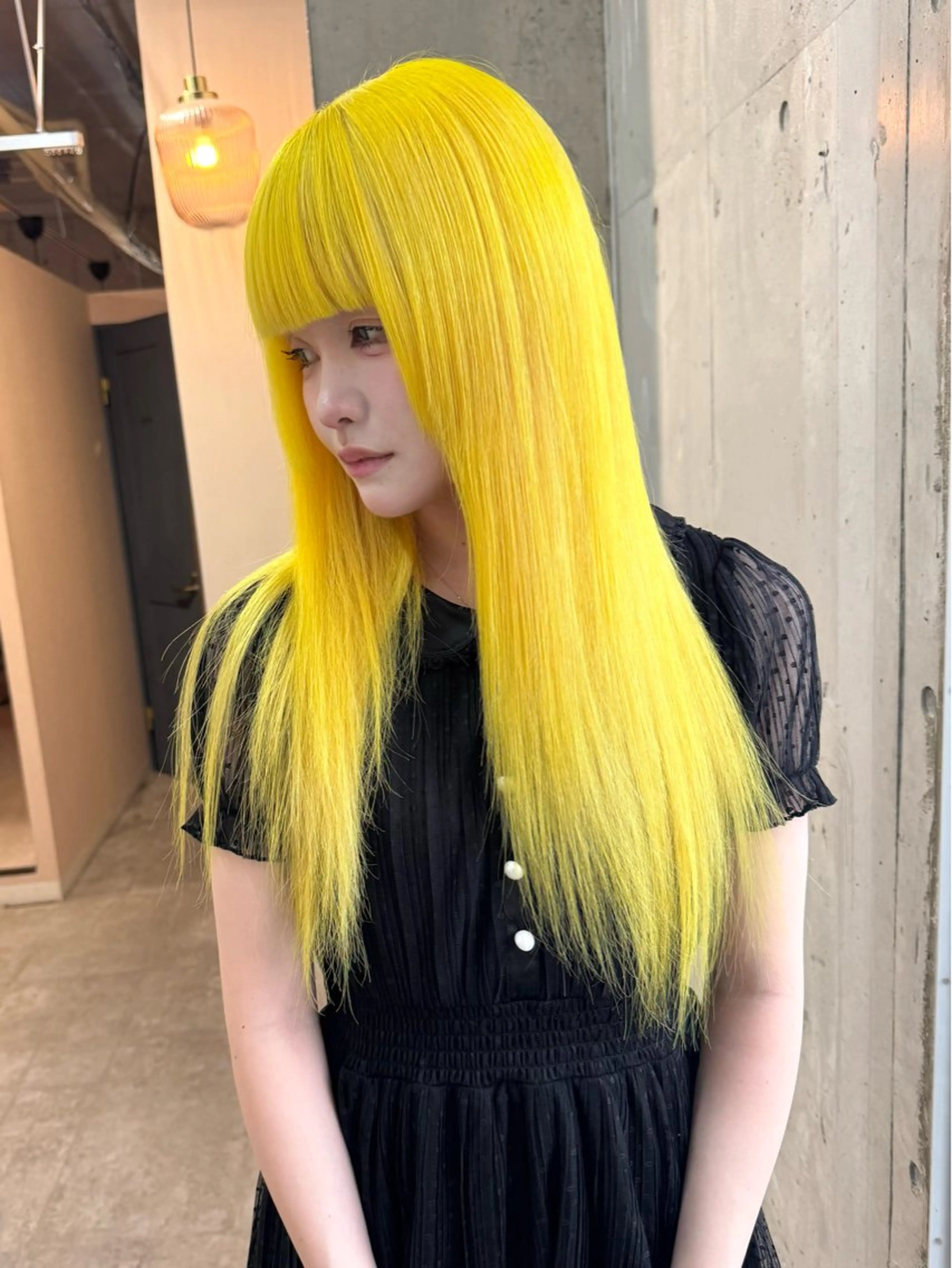 ロング カラー バレイヤージュ ブリーチ ケアブリーチ ハイライトカラー インナーカラー ヘアカラー lani 天神大名/ブリーチのヘアスタイル