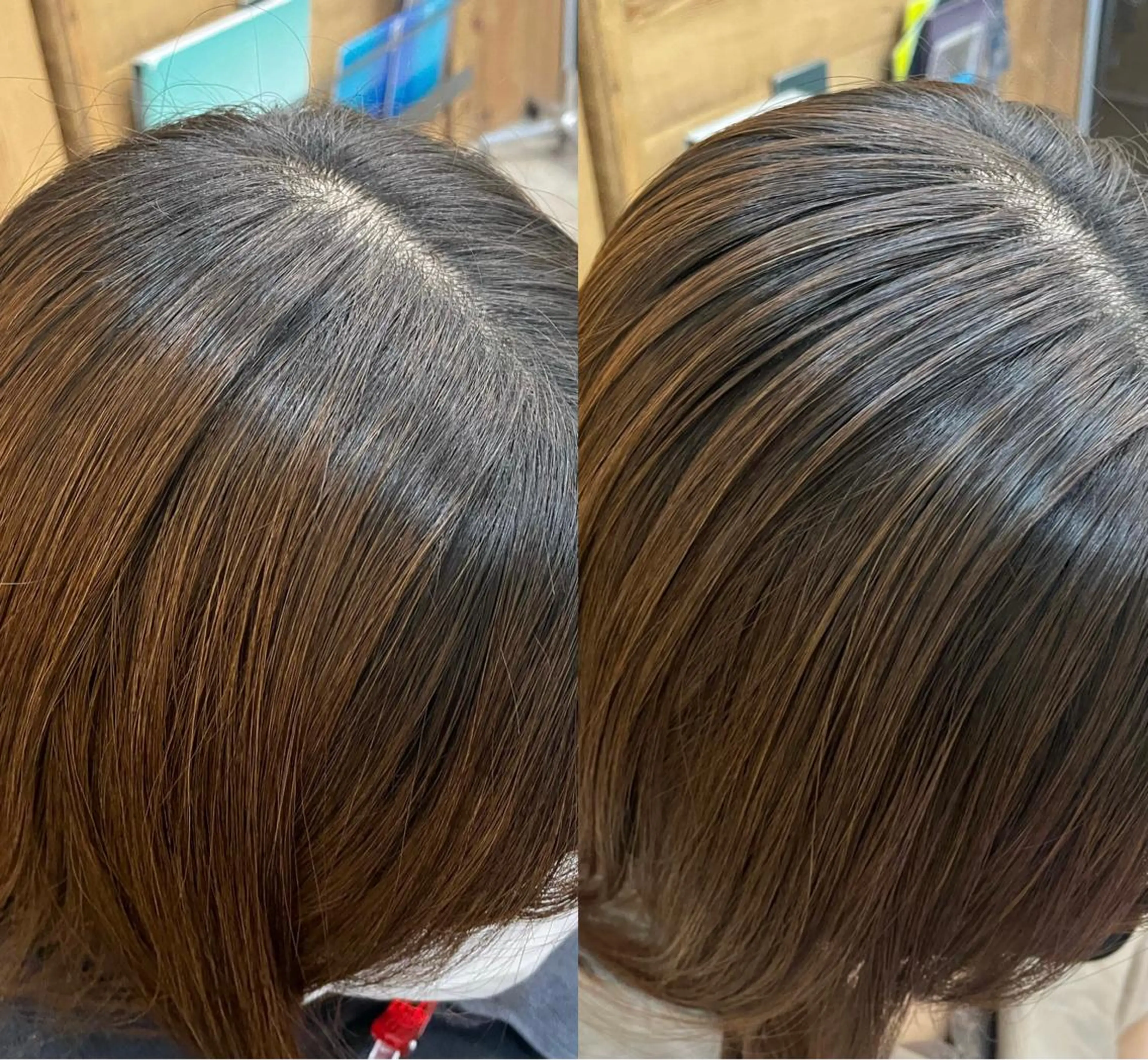 セミロング ハイライト カット ヘッドスパ 前田リサコ🌹 ✨艶髪職人のヘアスタイル