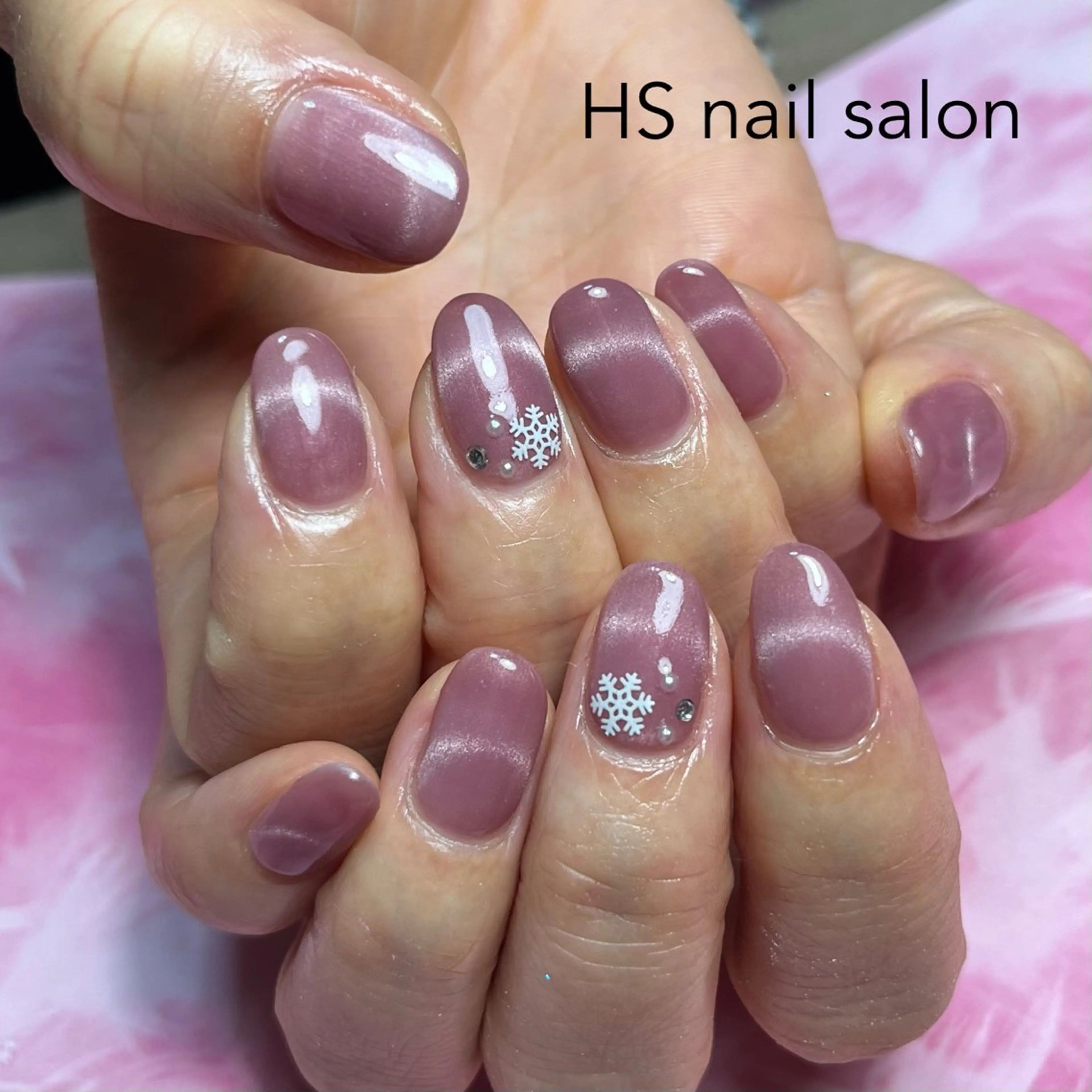 ミディアム ハンドネイル hs nail salonのネイルデザイン
