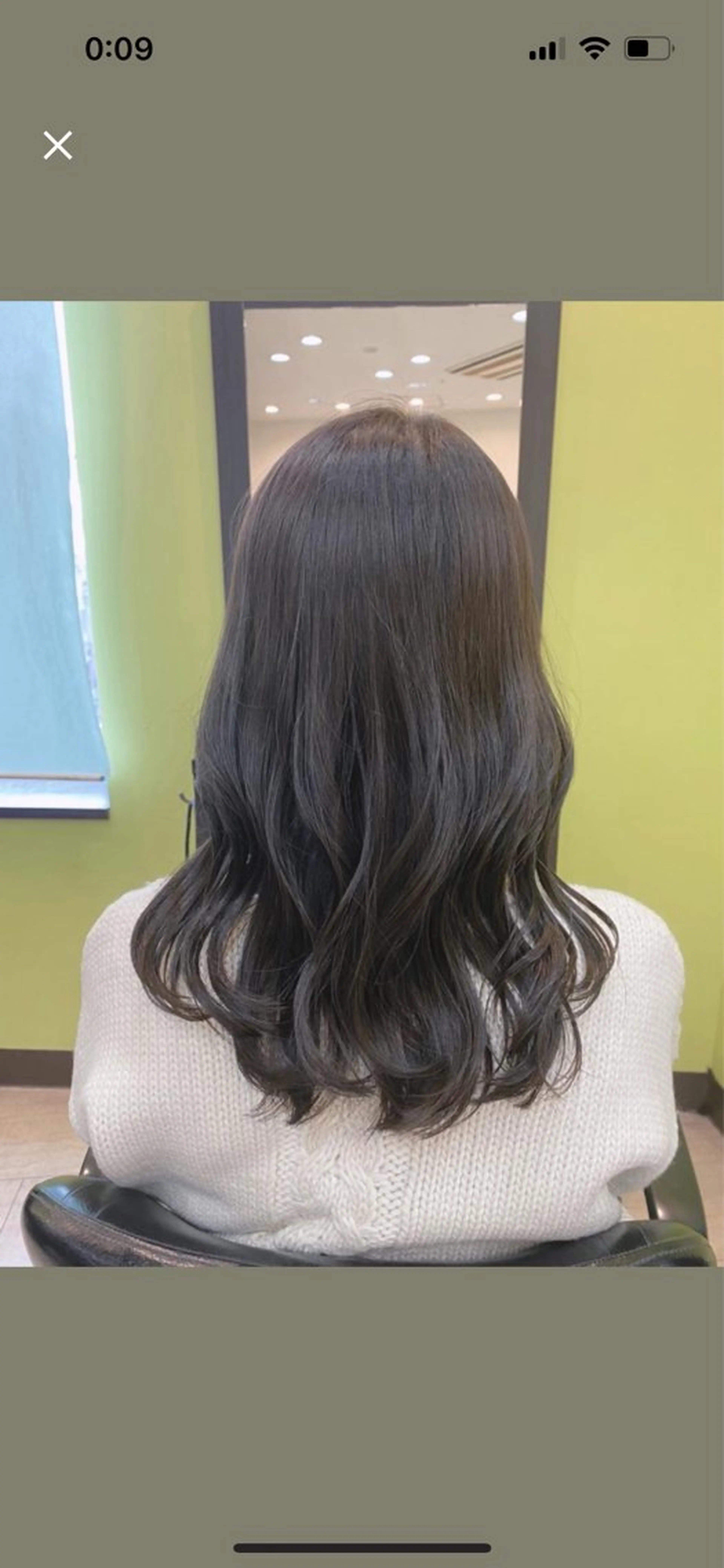 カラー 西村 遼馬のヘアスタイル