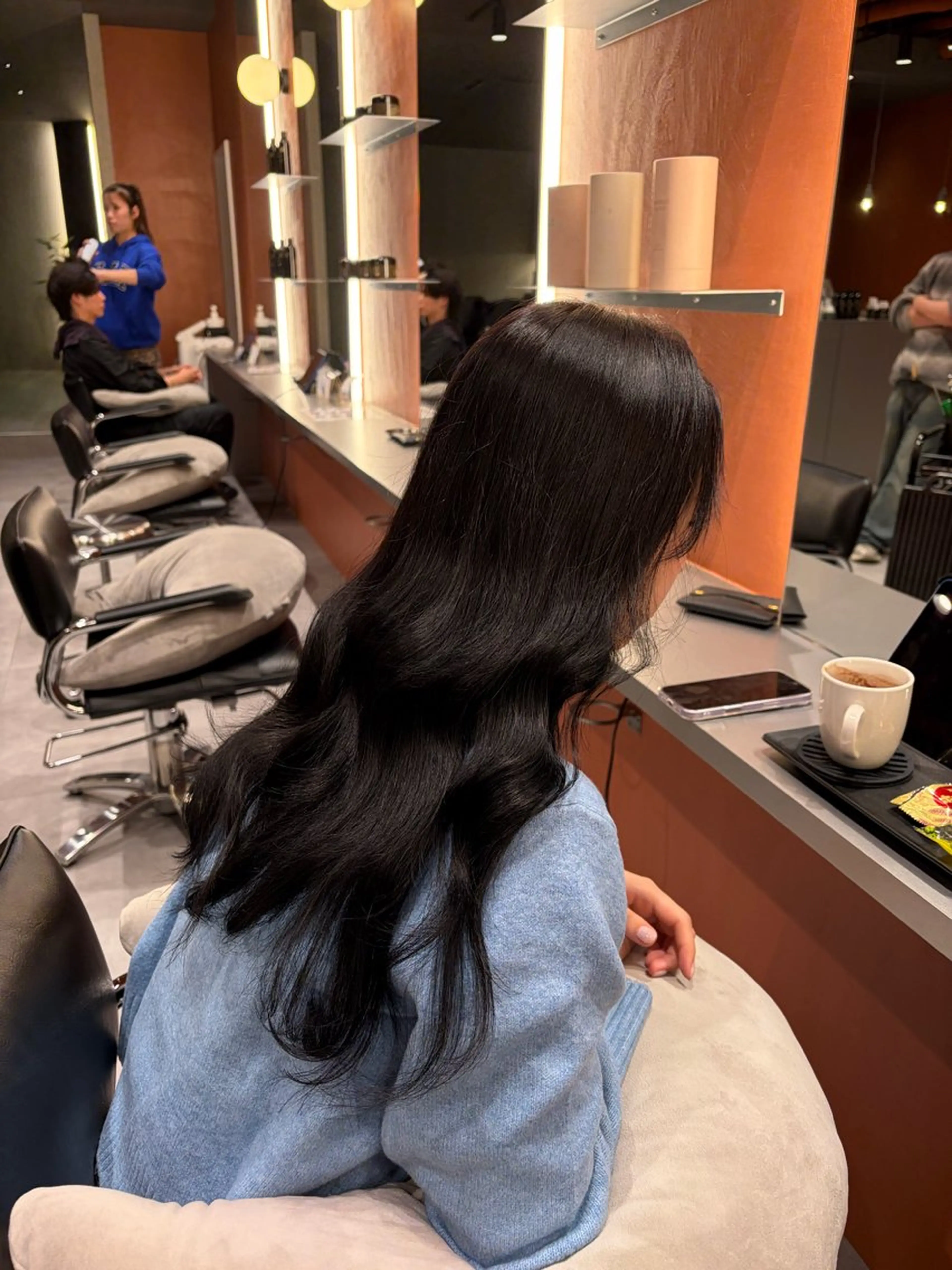 ロング パープルカラー 🍁暖色推し🍁 ookagoのヘアスタイル