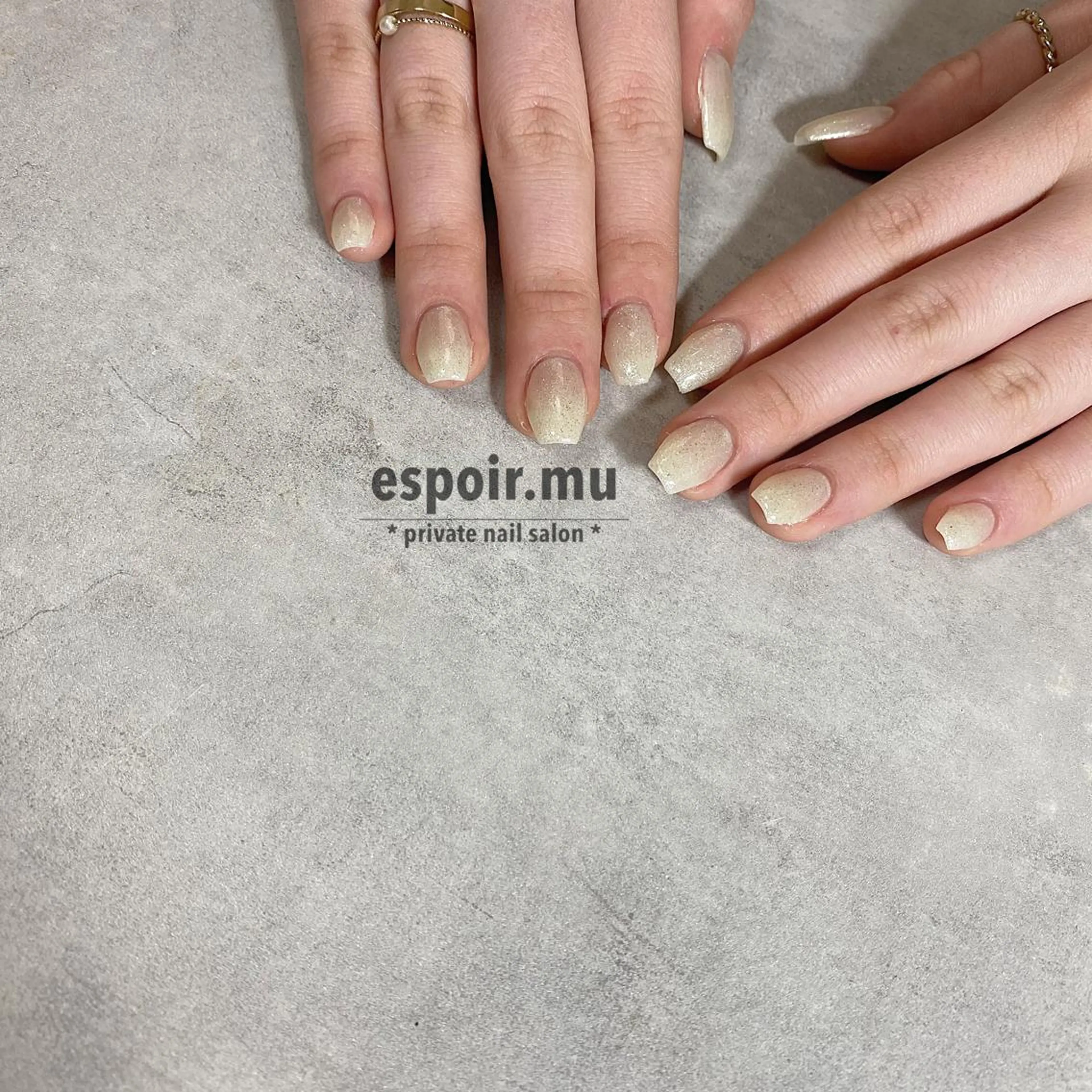 セミロング ネイル espoir. muのネイルデザイン