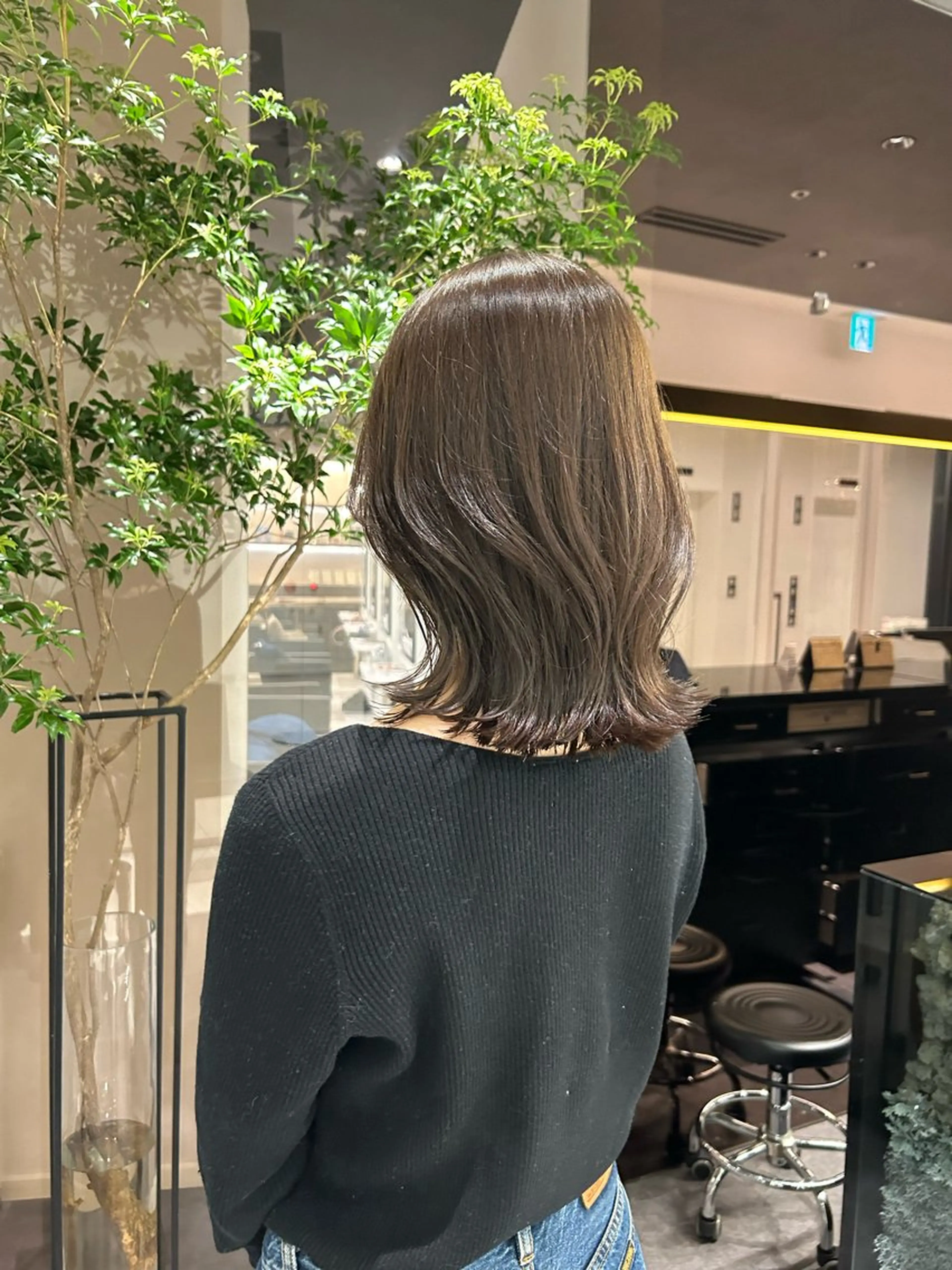 ミディアム カラー 美髪矯正/ 伊藤 更のヘアスタイル