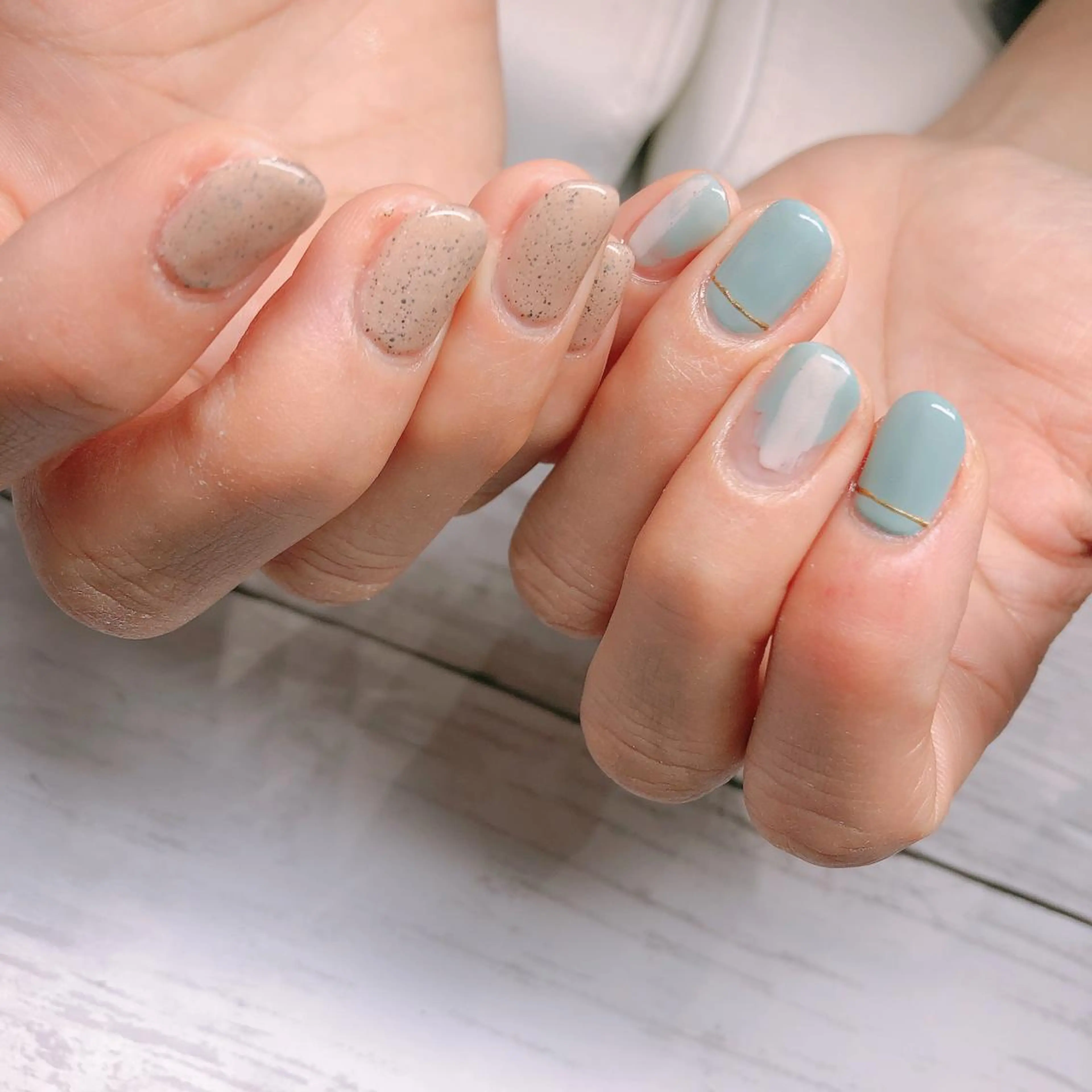 ネイル Aim* 深爪・自爪育成専門店のネイルデザイン