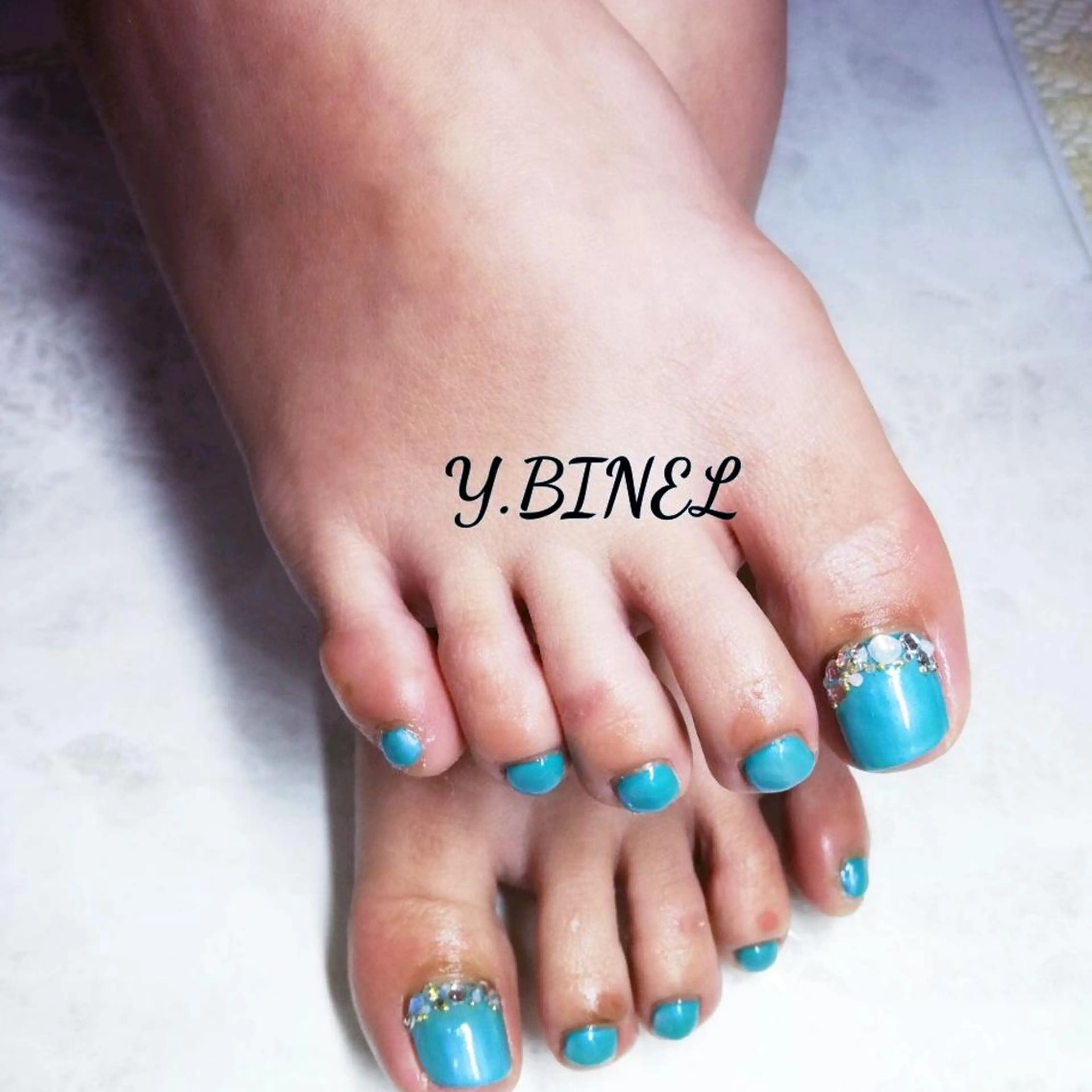 ネイル フットネイル 持ち込み フットネイル Nail Salon Y.BINELのネイルデザイン