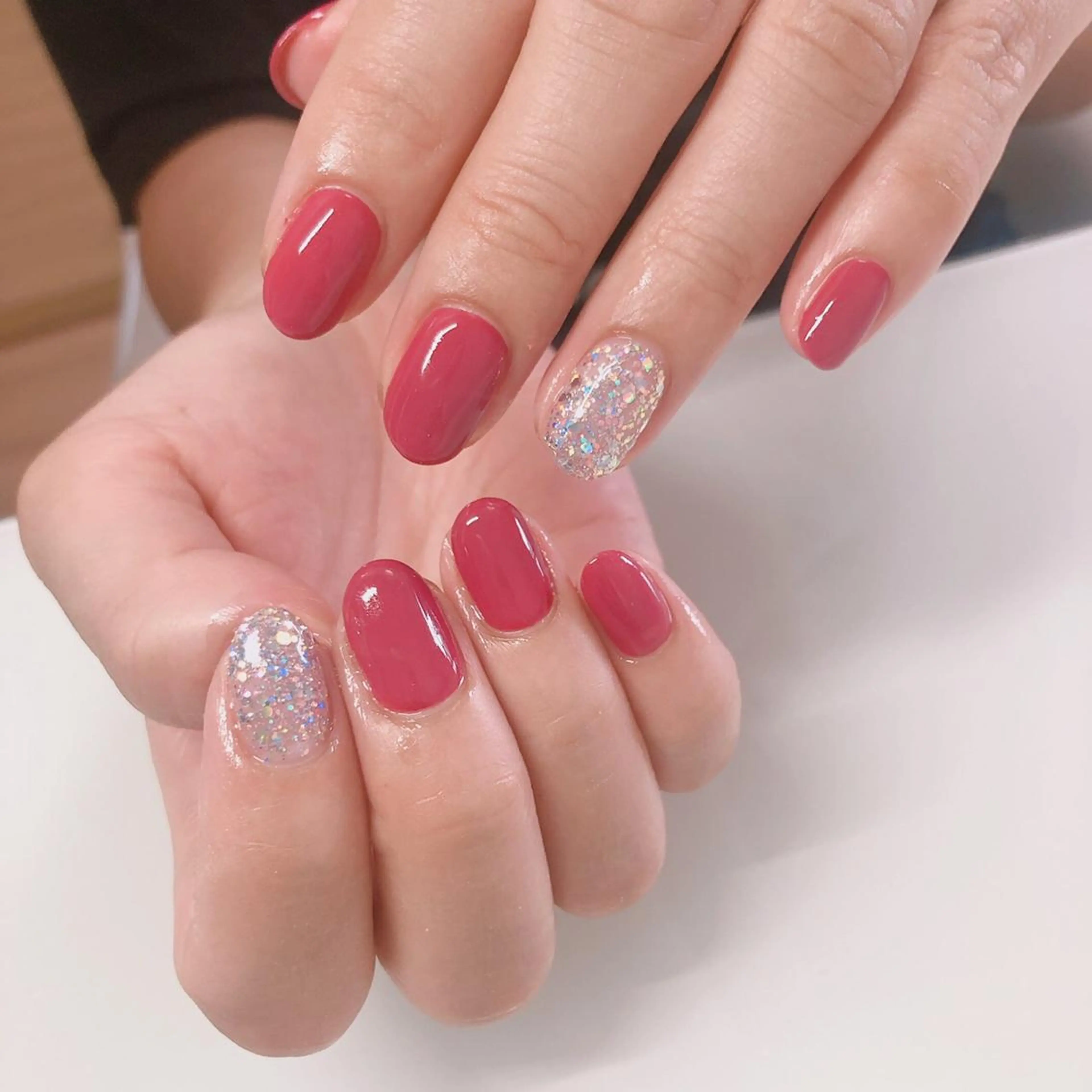 ネイル フットネイル ワンカラーネイル Lily Roseスタッフ一同のマツエク・マツパデザイン