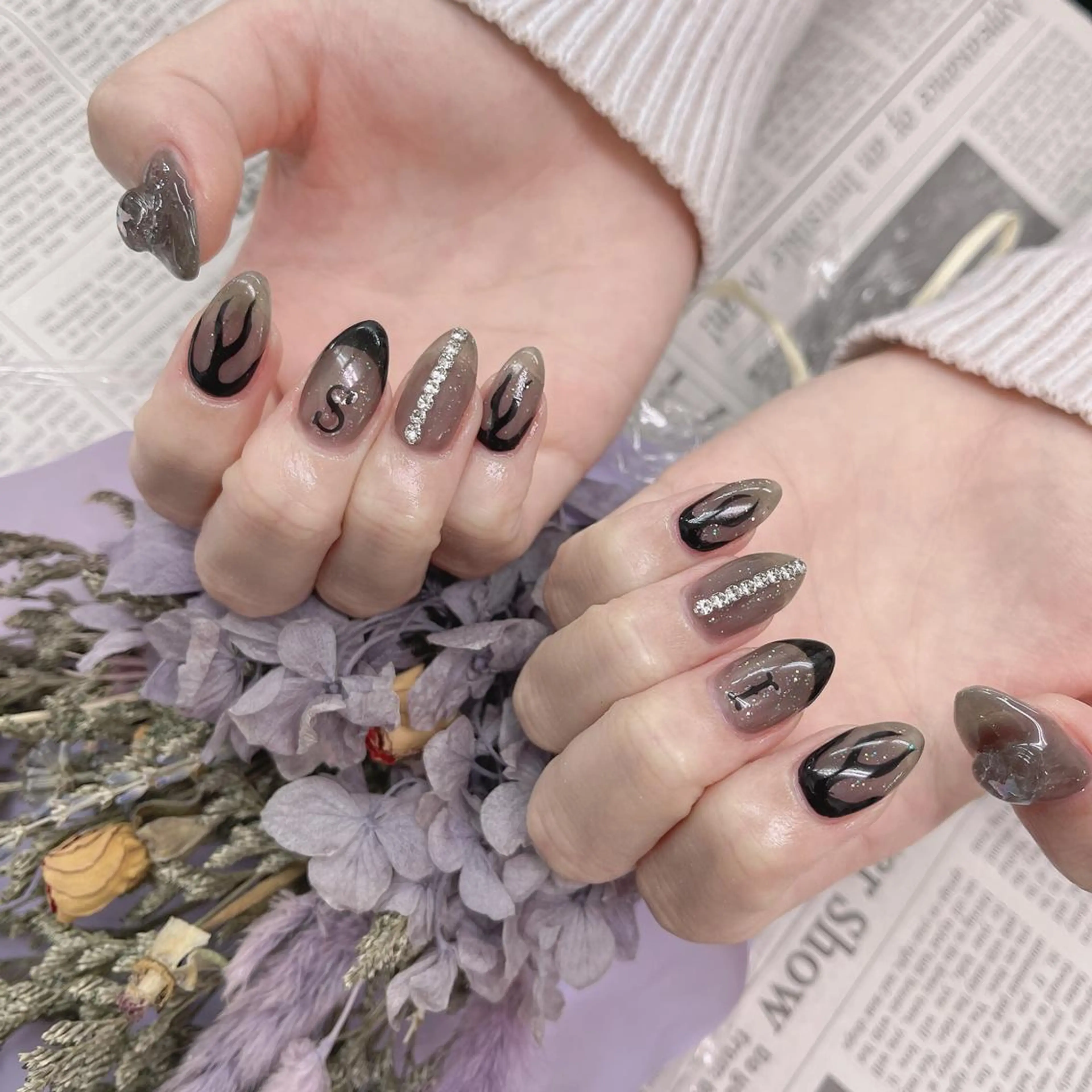 ネイル 🦋ネイルサロン ブラン🌈ゆりのネイルデザイン