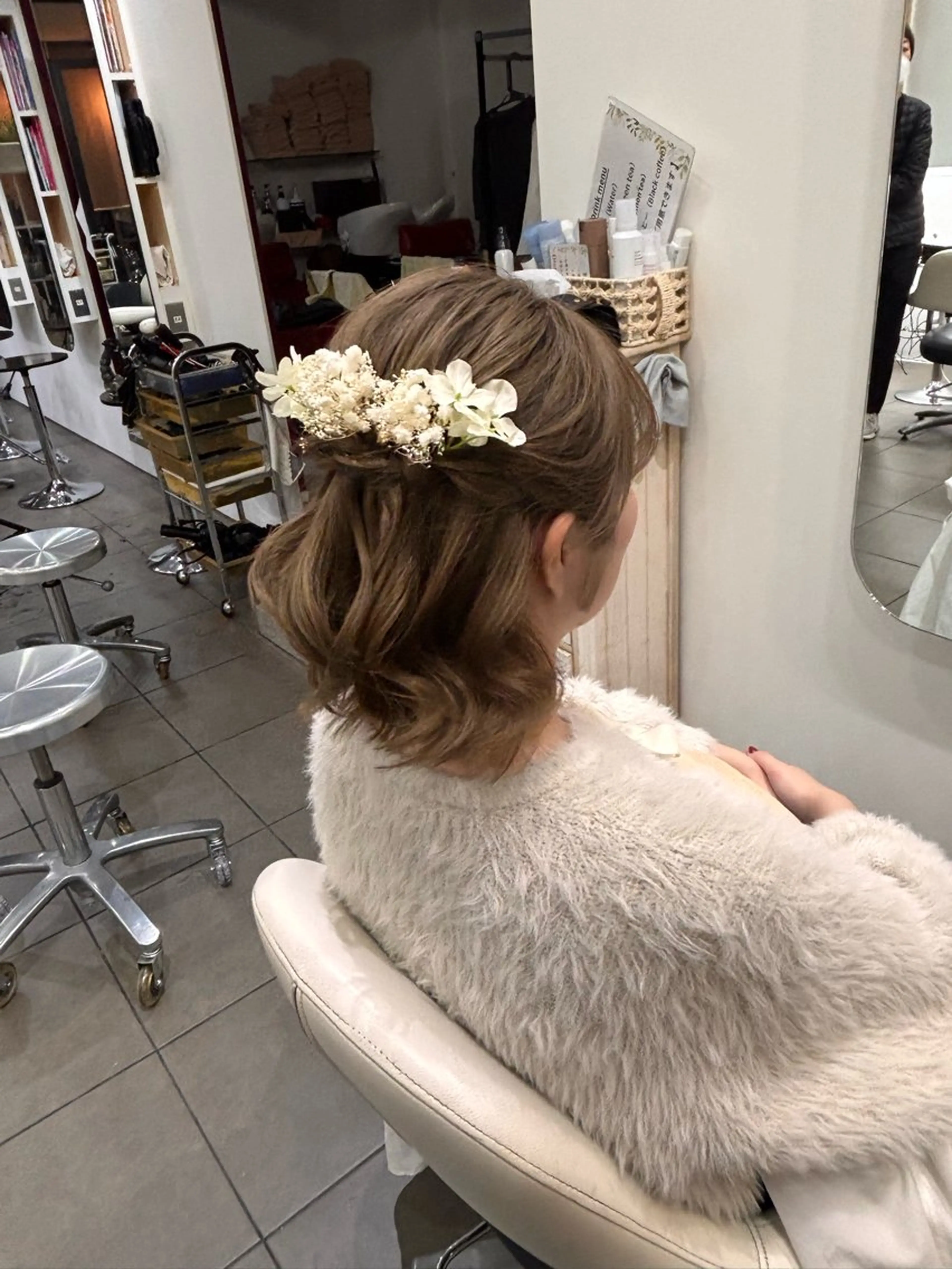 ショート ヘアセット 𝗬𝗨𝗔 🐈‍⬛のヘアスタイル