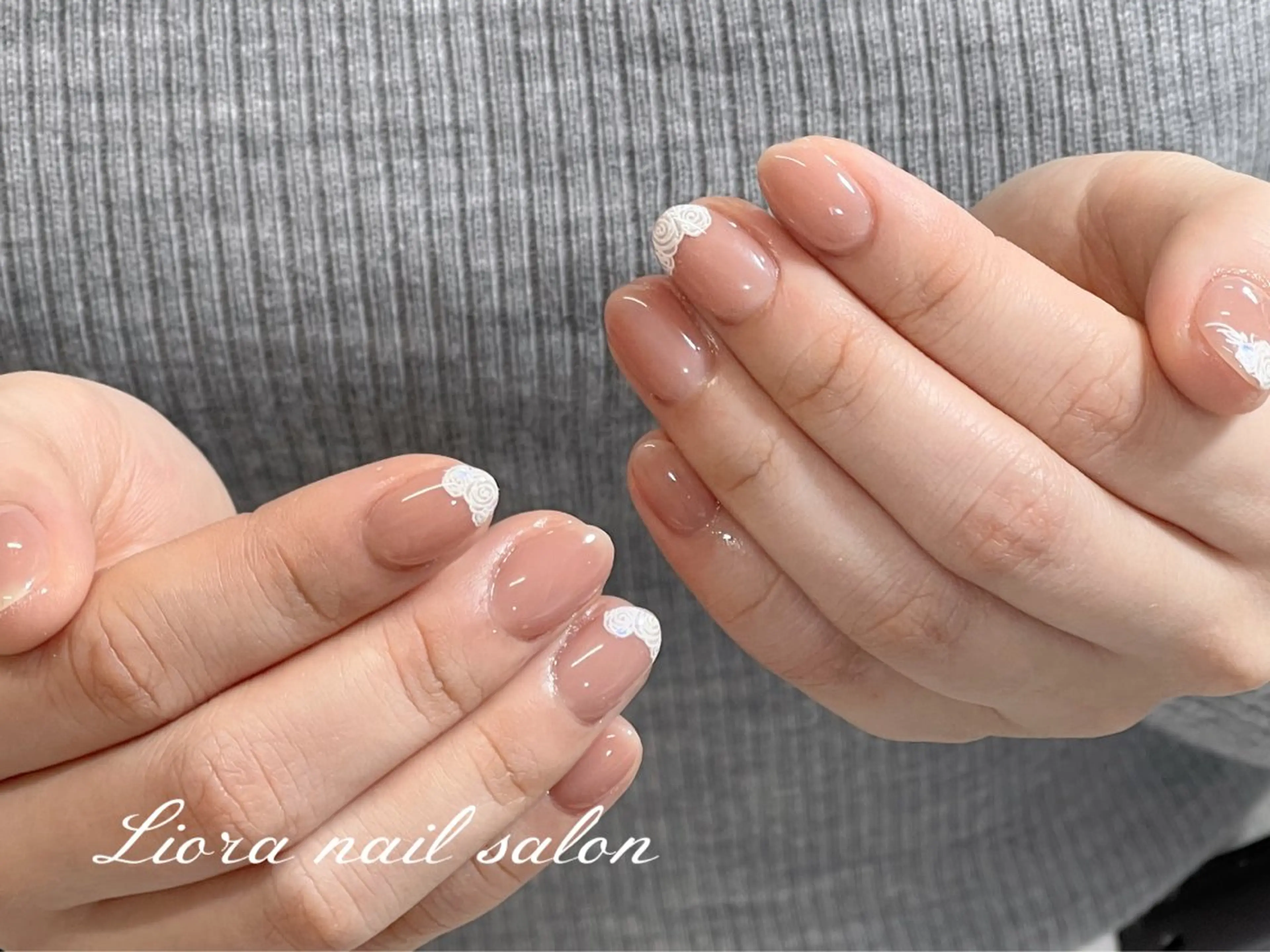 ネイル チークネイル フットネイル フレンチネイル ジェルネイル ガーリー ハンドネイル Liora nail スカルプ専門店のネイルデザイン