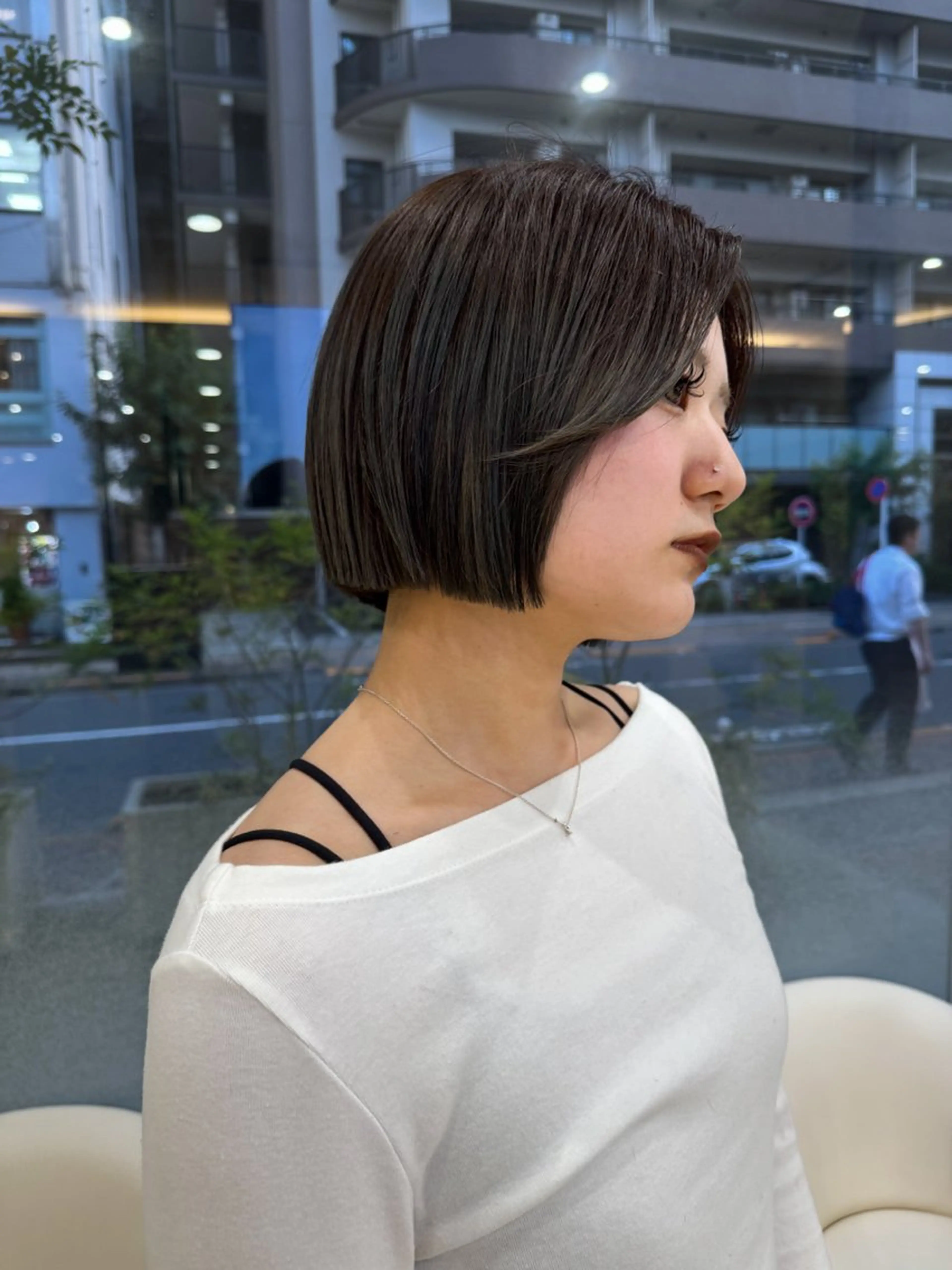 ショート カラー ボブ カット ヘアカラー トリートメント Seeknext // Rukaのヘアスタイル