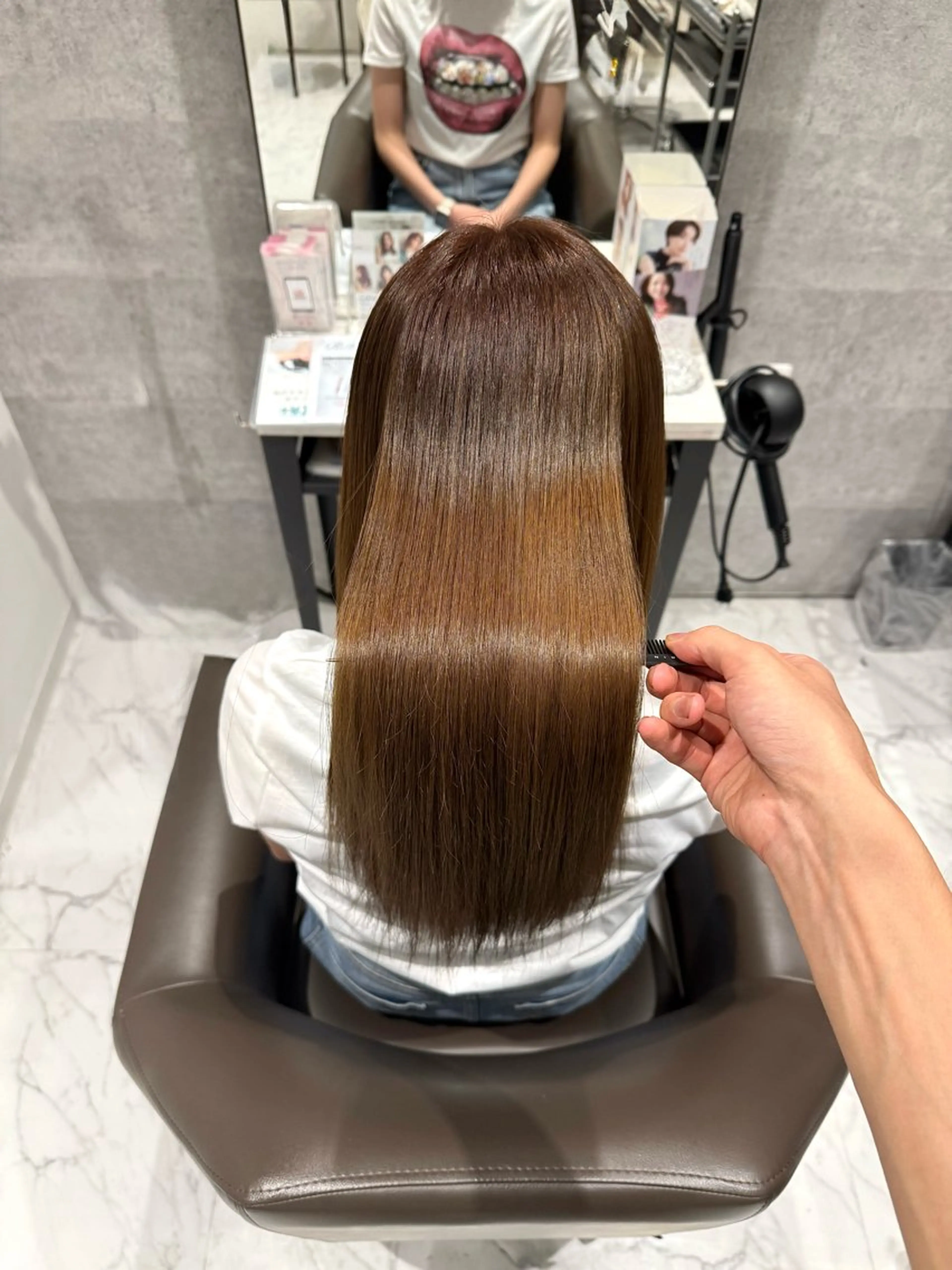 透明感カラー＋髪質改善ULTOWAの写真