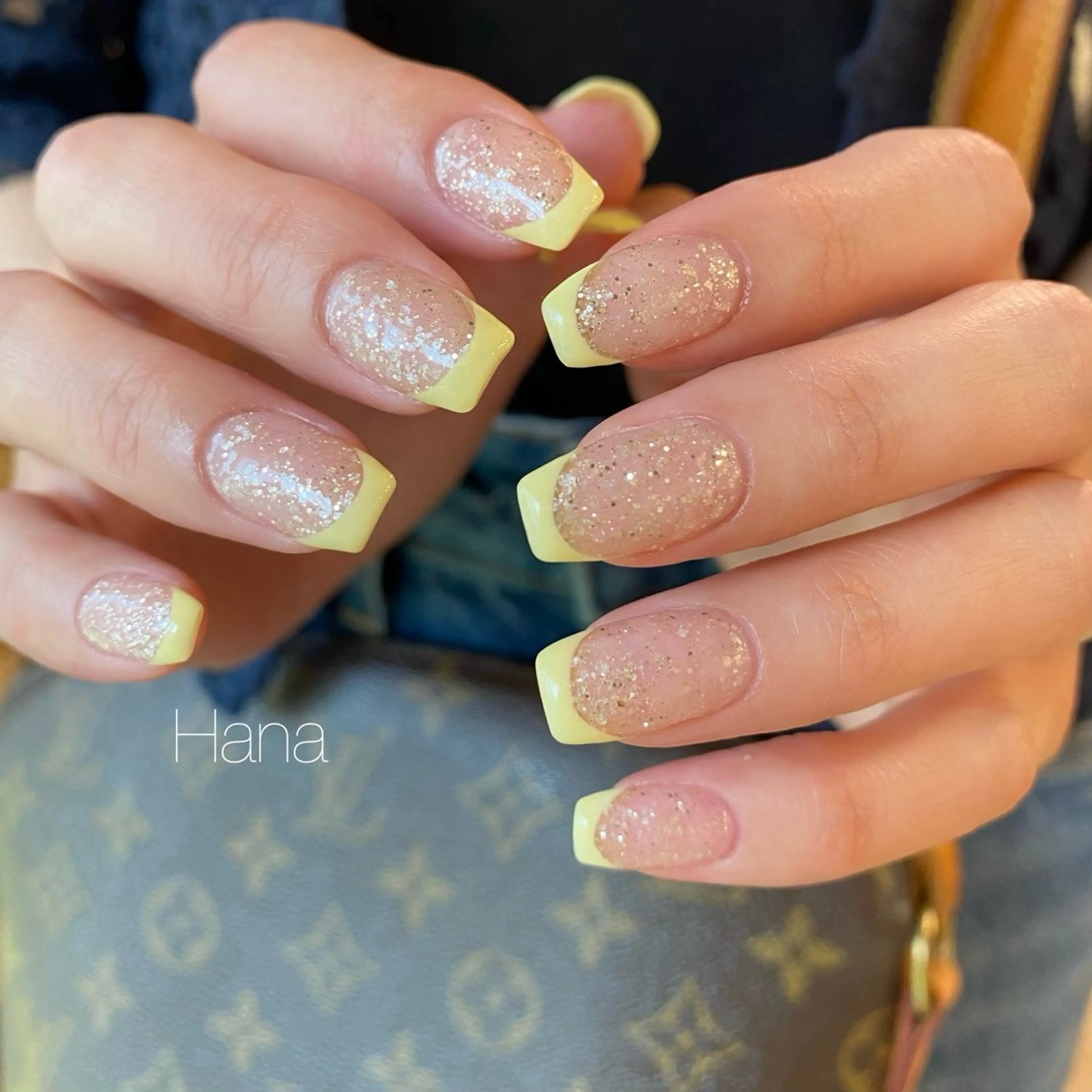 ネイル フレンチネイル 黄色 NOEM nail salon所属・HANA /NOEM nailsalonのネイルデザイン