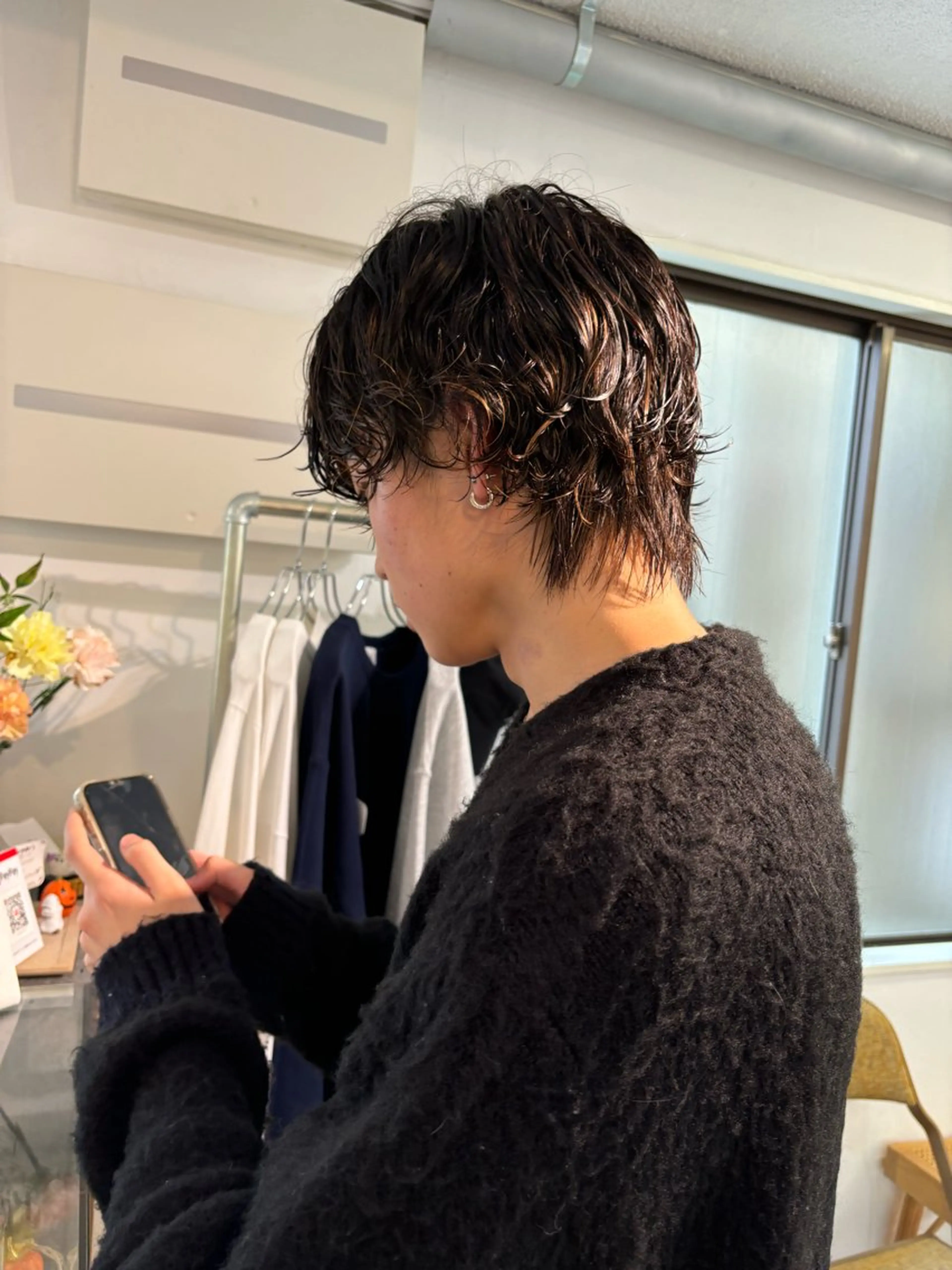 パーマ メンズ カット パーマ sakura🌸 レイヤー/韓国ヘアのヘアスタイル