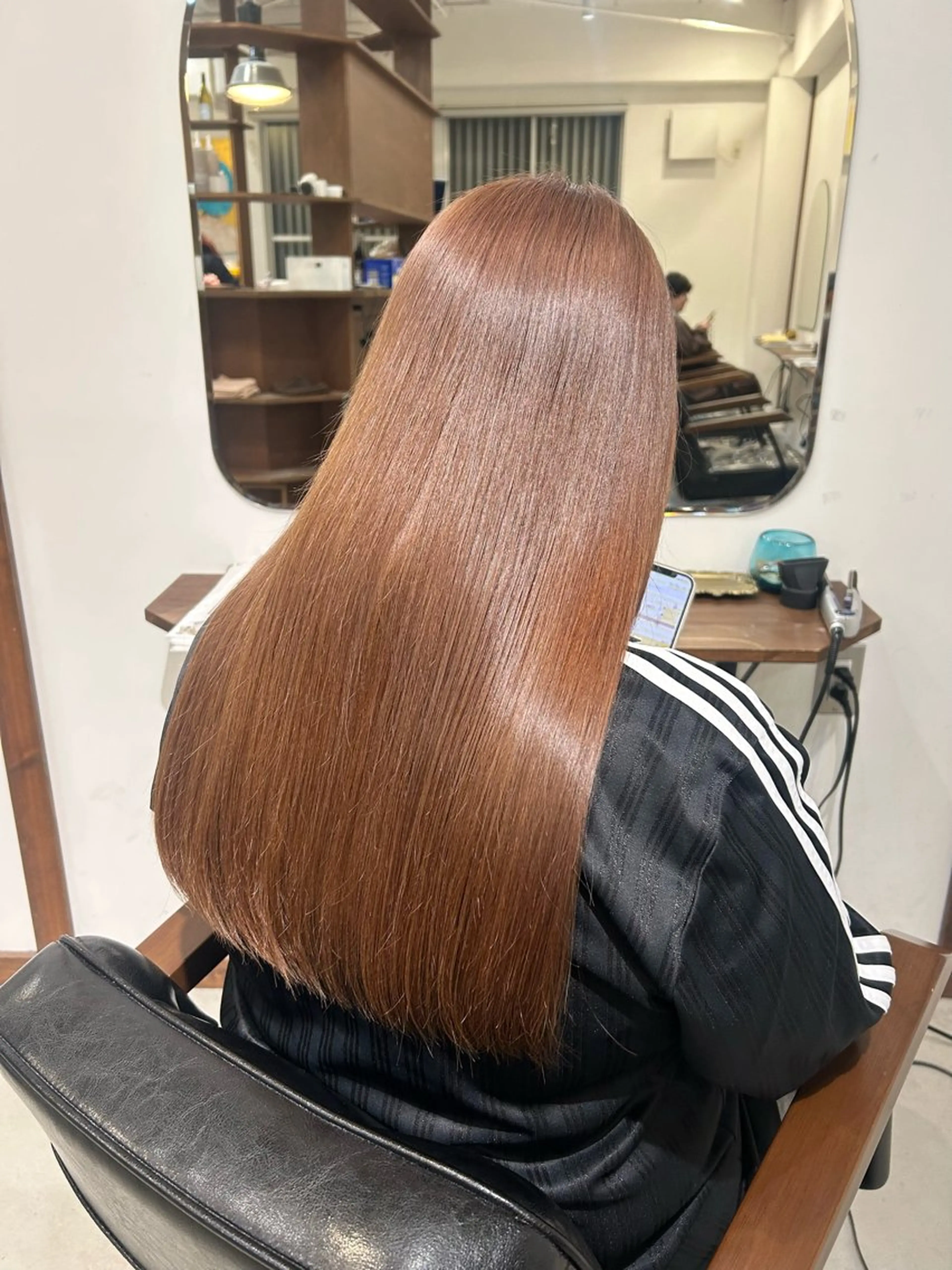 ロング カラー ベージュカラー ブリーチ ミルクティーベージュ 透明感カラー🪽 mioのヘアスタイル