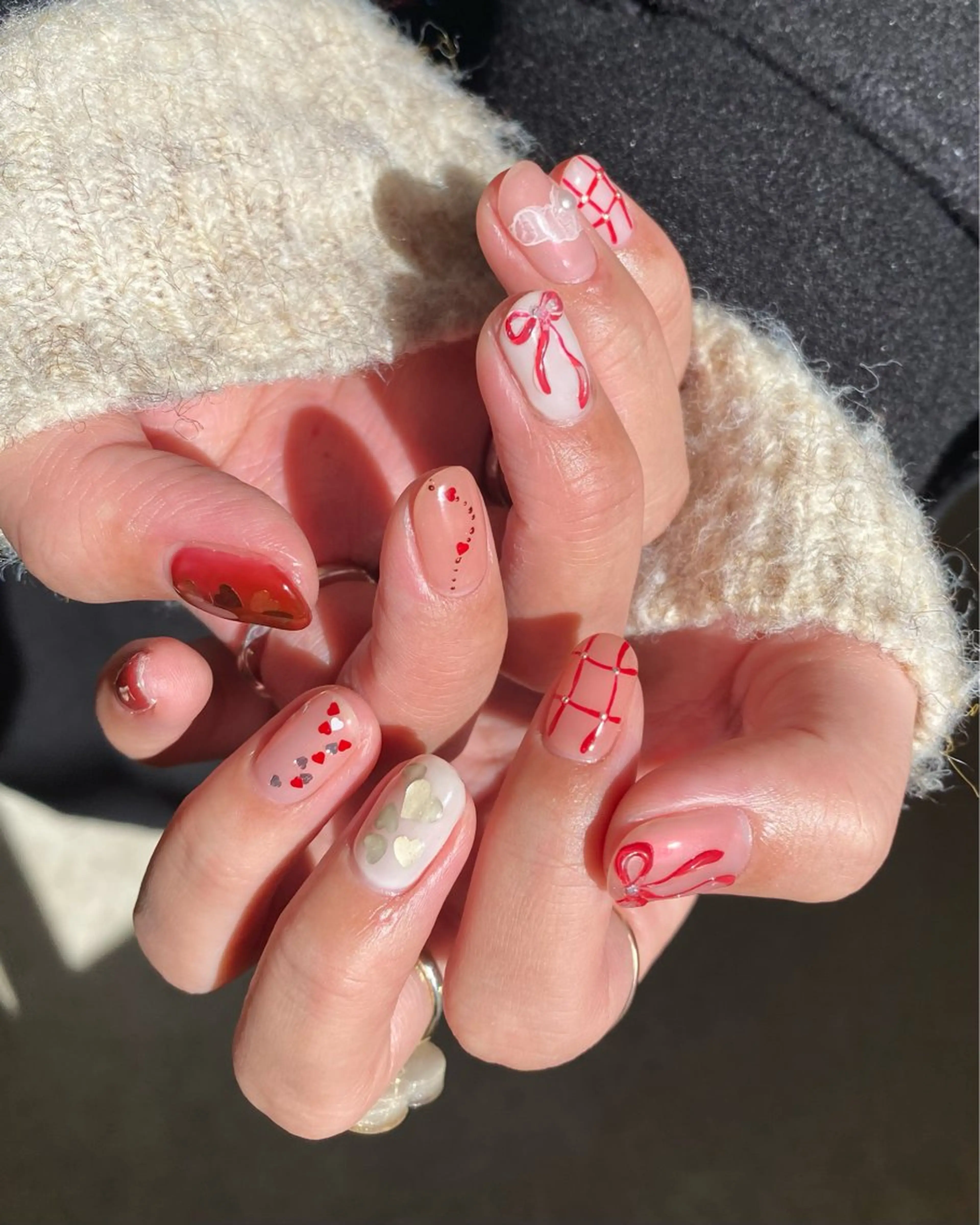 ネイル ジェルネイル マグネットネイル 持ち込み ニュアンスネイル ワンカラーネイル ハンドネイル 草加ニュアンスネイル 🌚hersのネイルデザイン