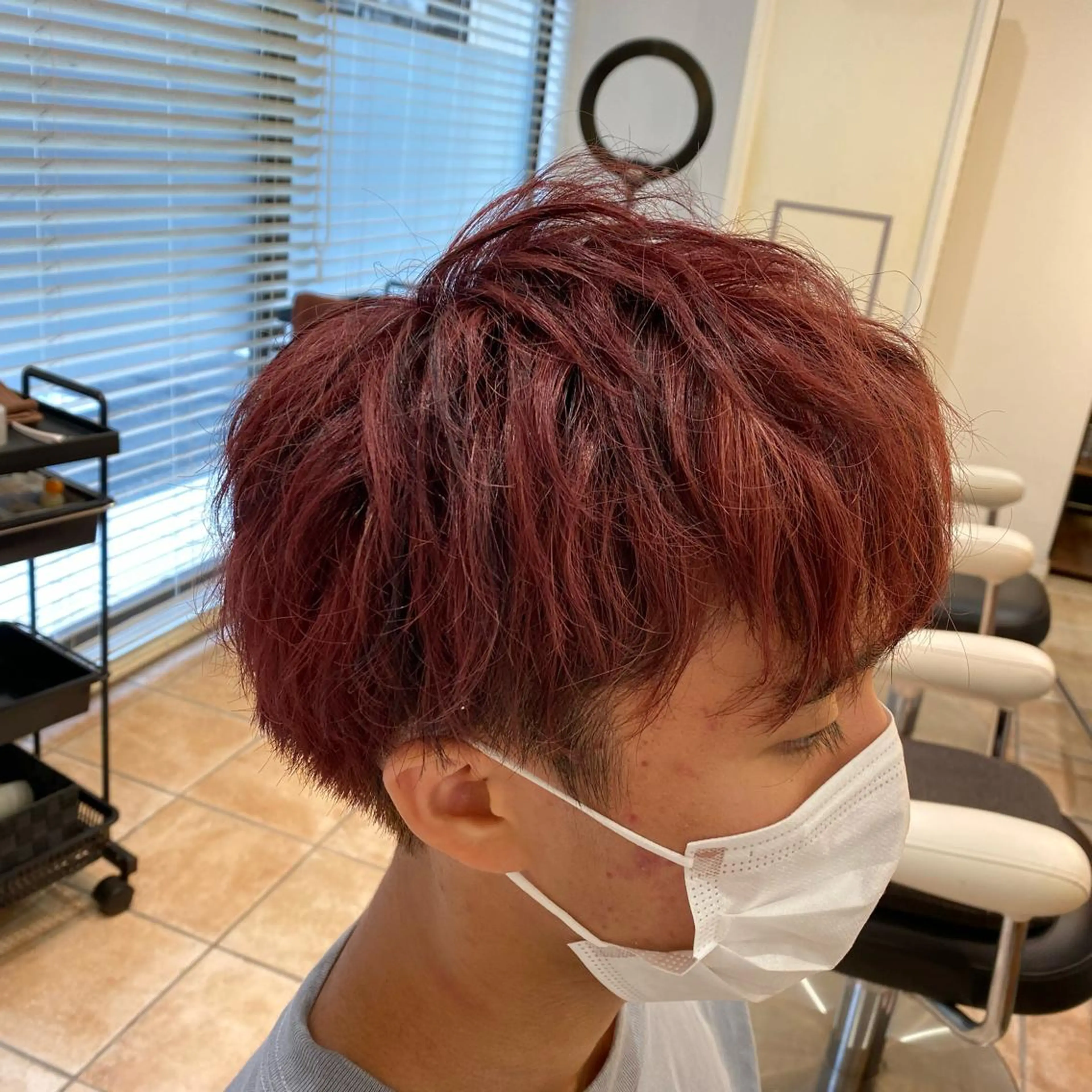 ショート カラー メンズ 縮毛矯正職人/艶髪 ✨️村上 渉のヘアスタイル