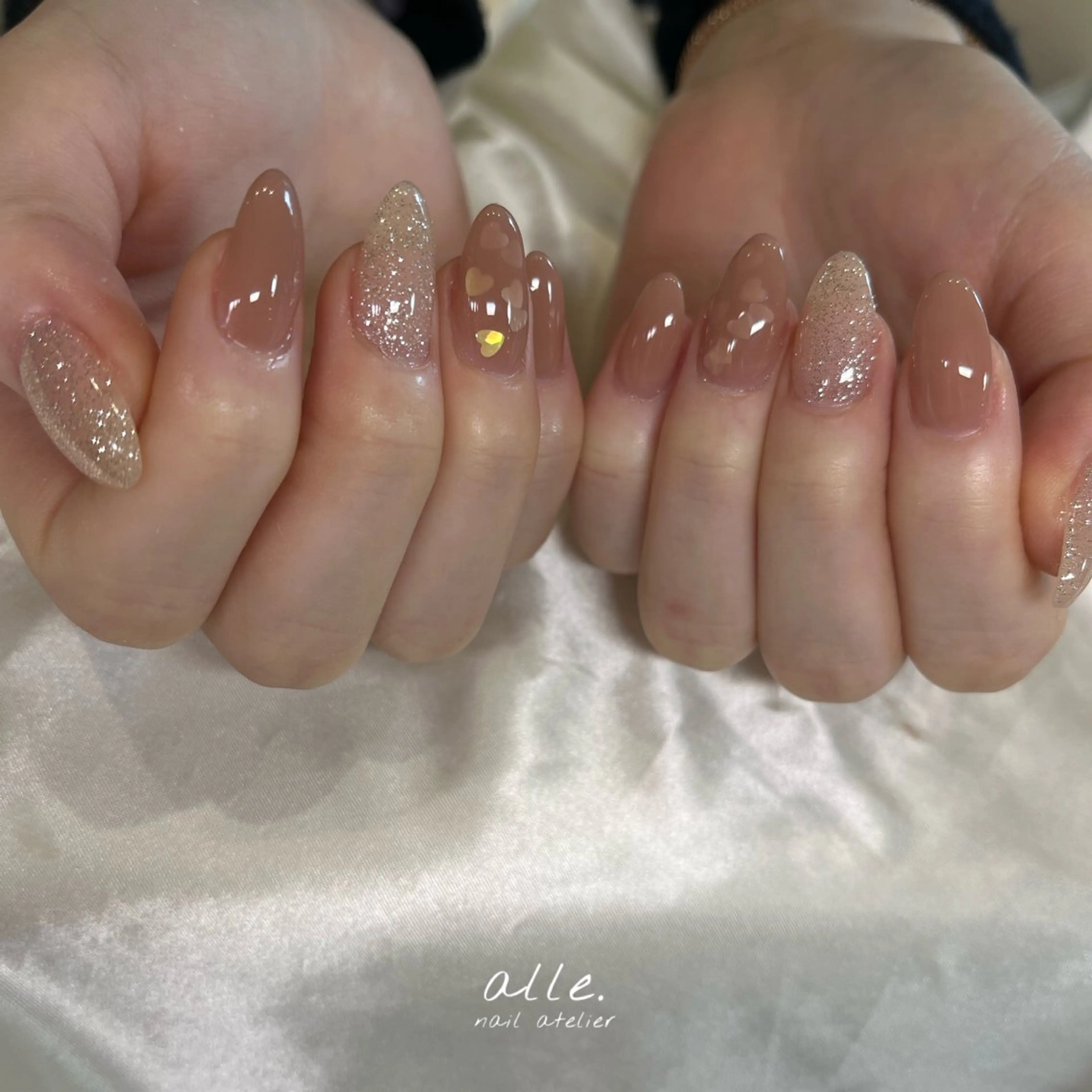 ネイル ハンドネイル atelier alle.のネイルデザイン