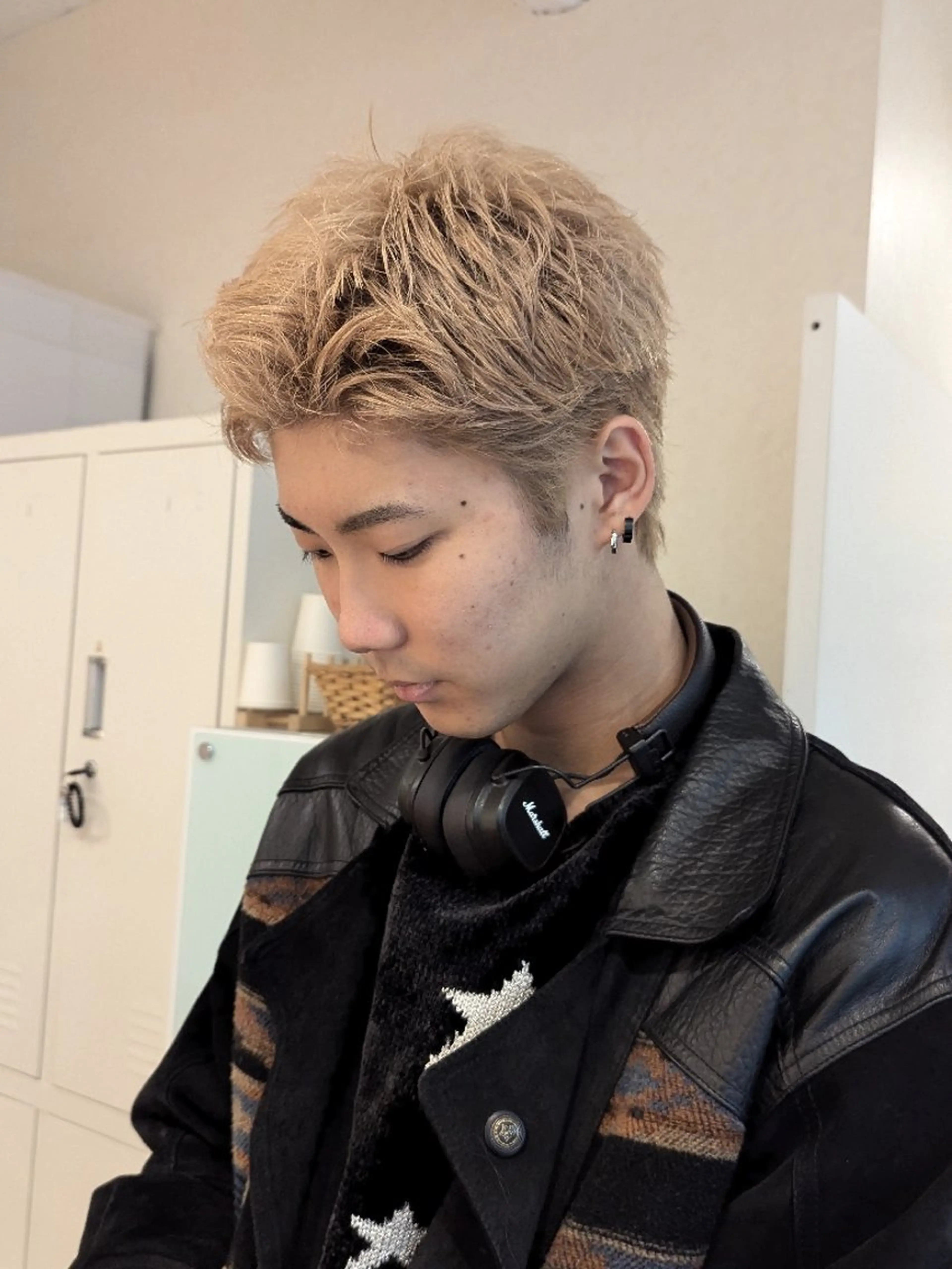 【⚖️メンズブリーチ⚖️】⌇カット➕️ケアブリーチ➕️カラー⌇の写真