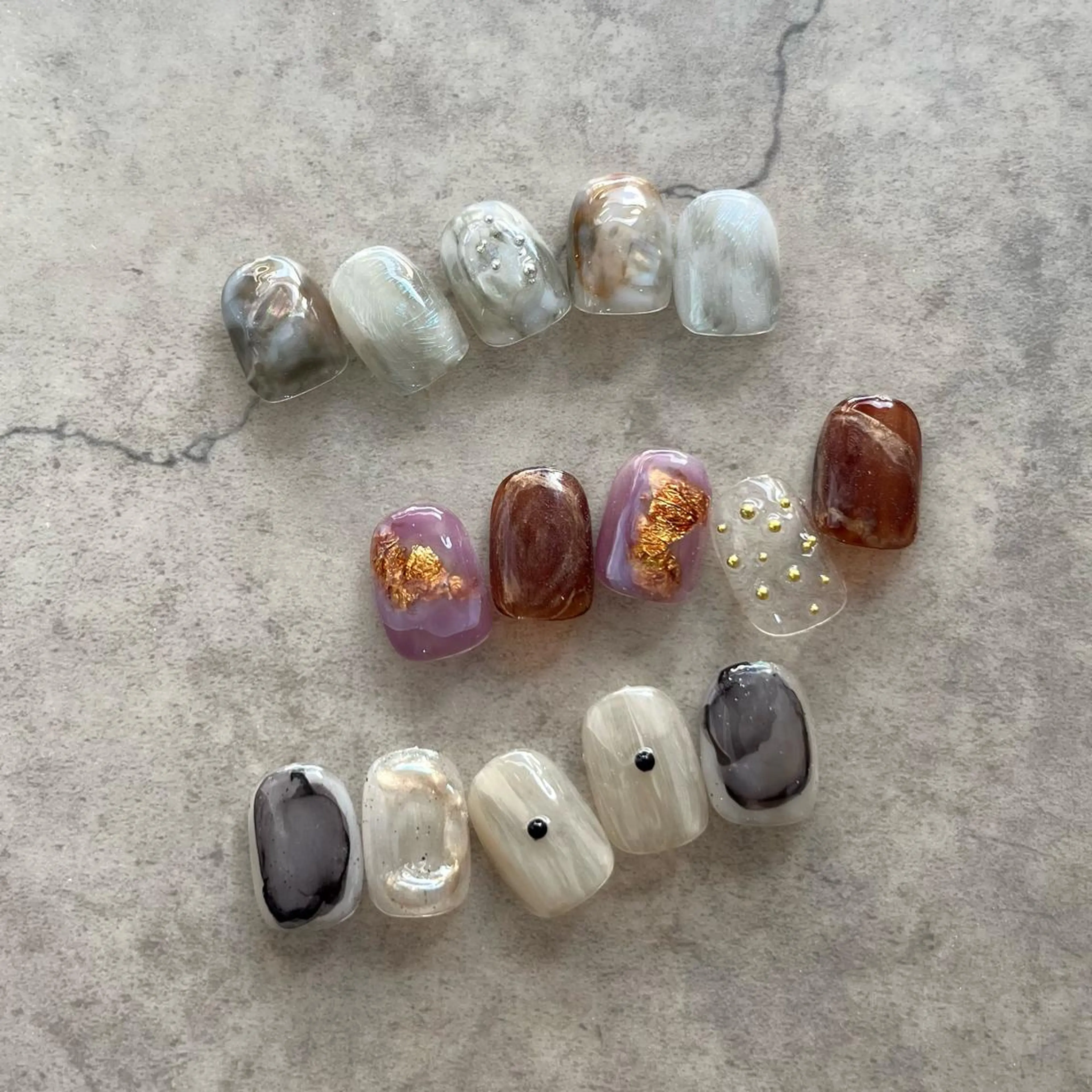 ネイル ワンカラーネイル ハンドネイル nail salon O (en)所属・vegh. nail／阿波座のネイルデザイン