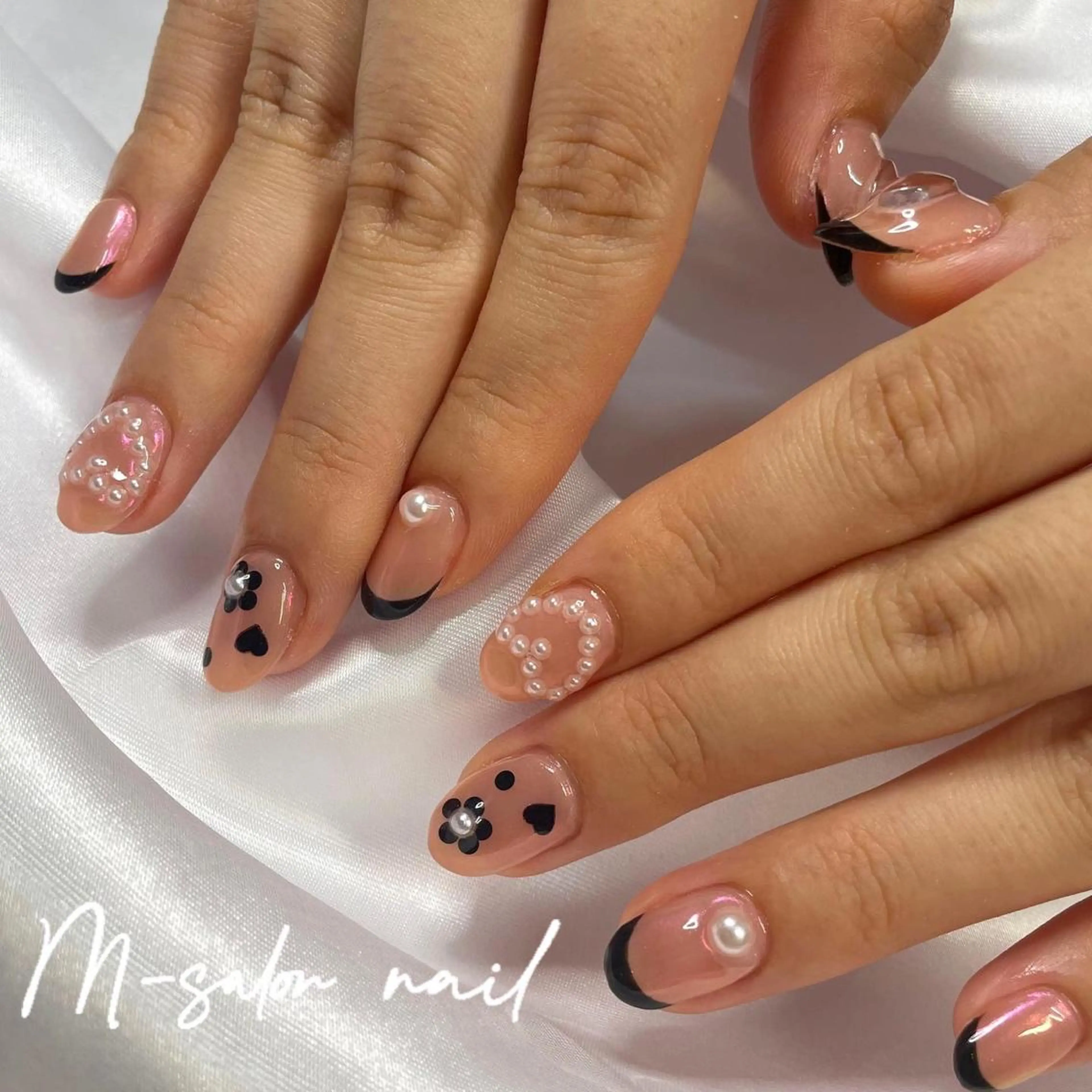 ネイル ハンドネイル 韓国/網紅/パーツ M-salonのネイルデザイン