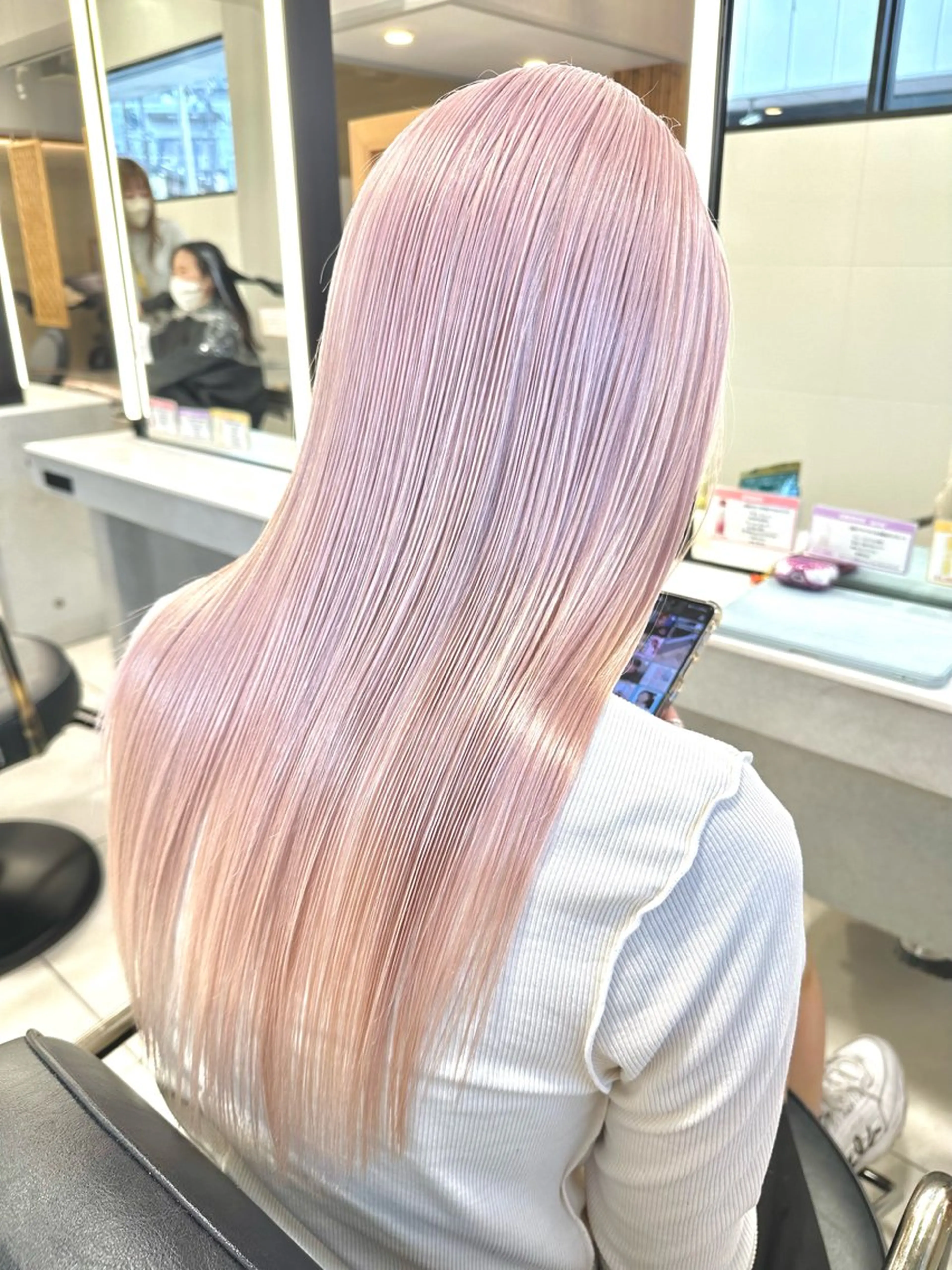 ロング 米澤 俊輔のヘアスタイル