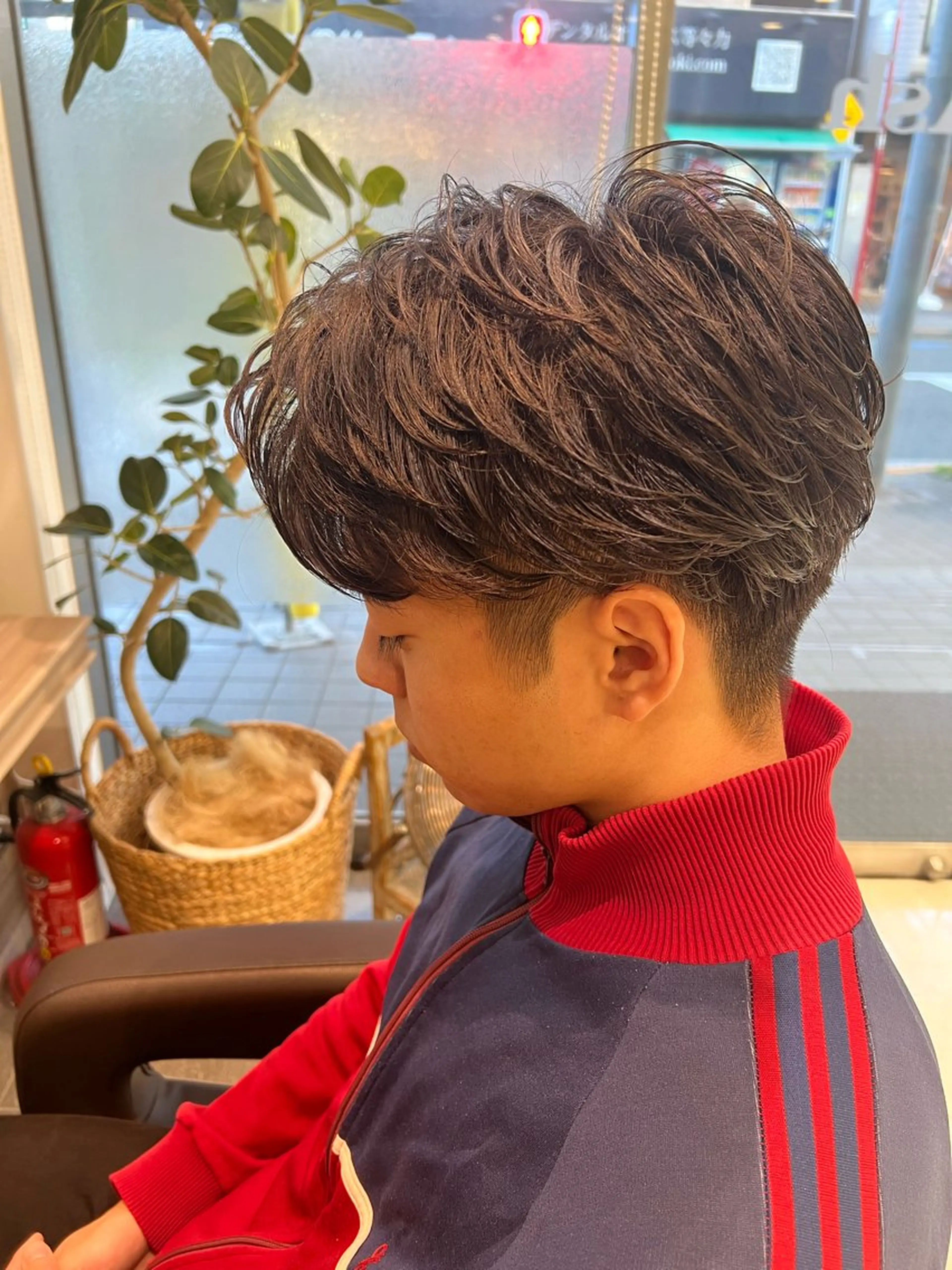 パーマ メンズ カット パーマ SENA 再現性 パーマと縮毛矯正のヘアスタイル