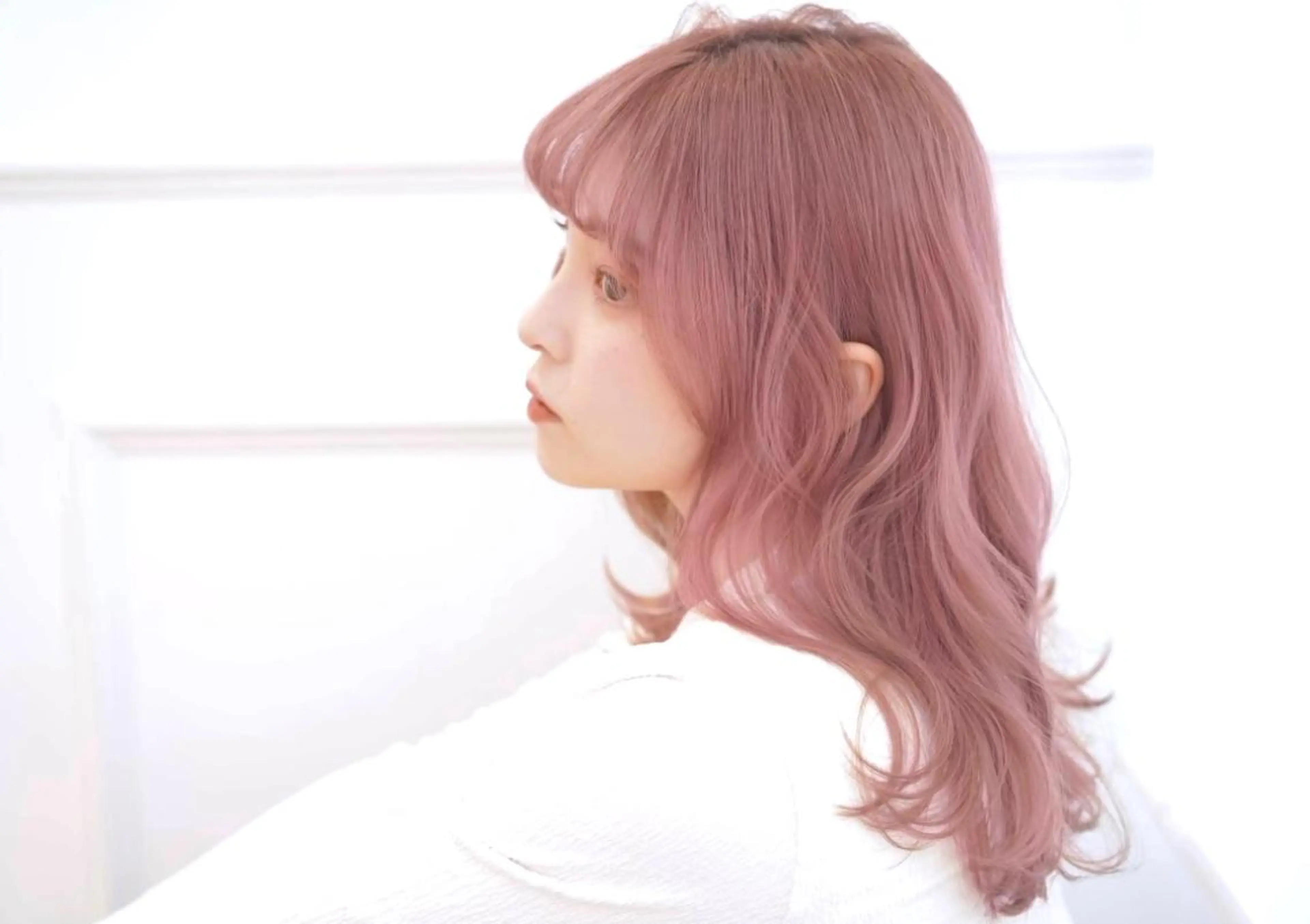 セミロング ブリーチなしダブル/ レイヤーカット 小棹のヘアスタイル