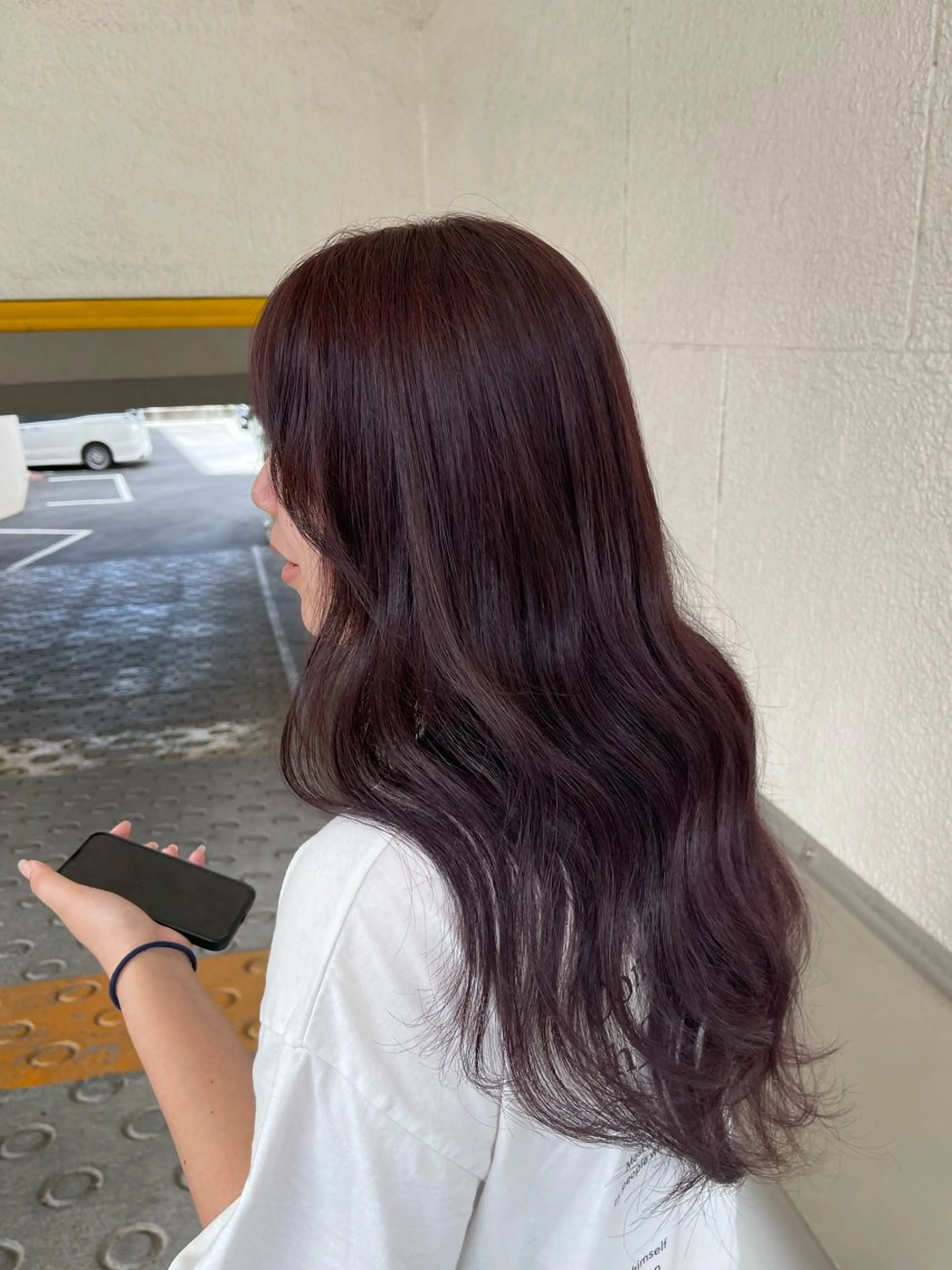 ロング ピンクブラウン luce所属・千代 夏輝のヘアスタイル