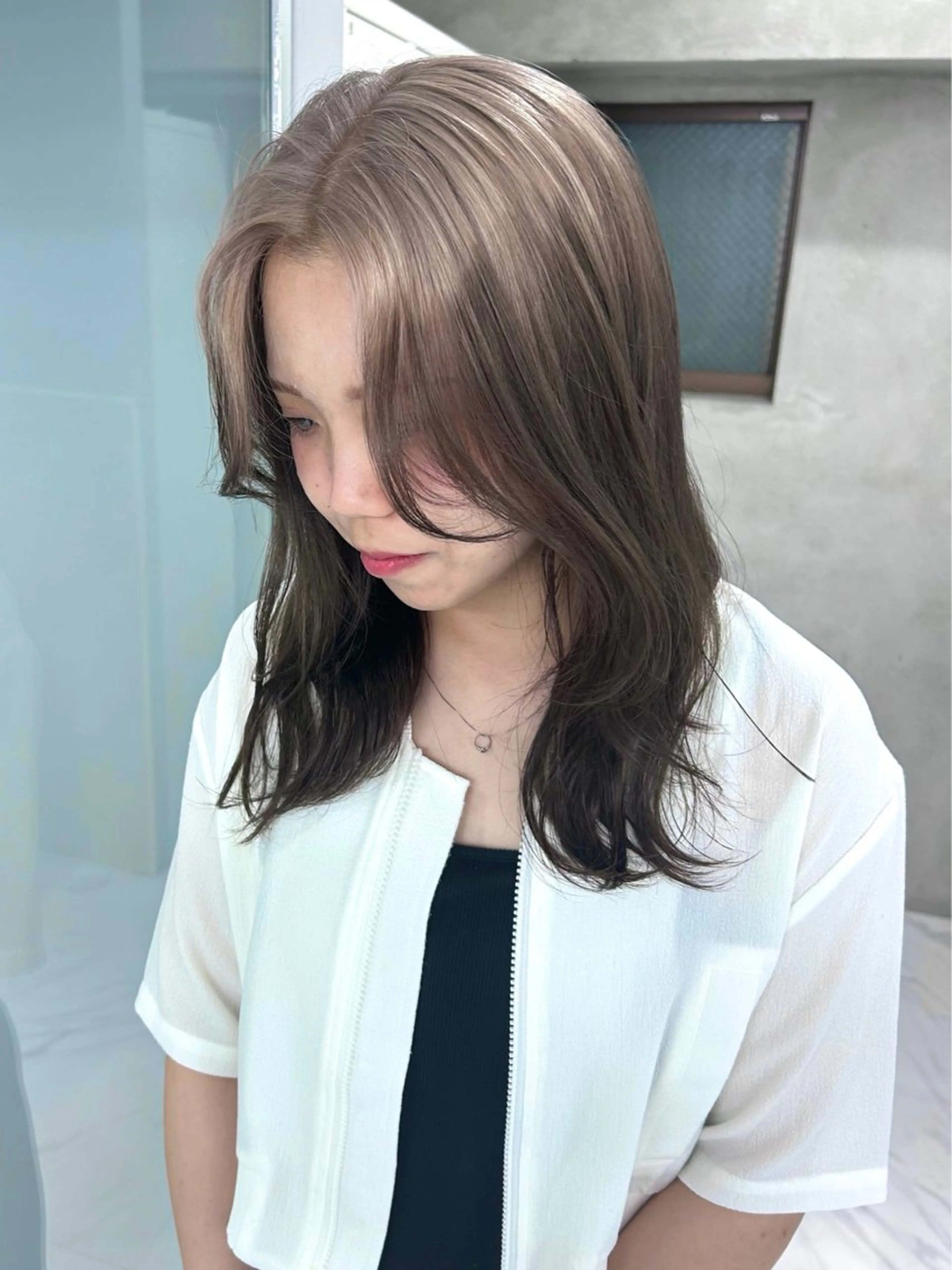 ミディアム カラー ブラウンカラー カット ヘアカラー トリートメント shizuna/天神 /メンズ/ボブのヘアスタイル