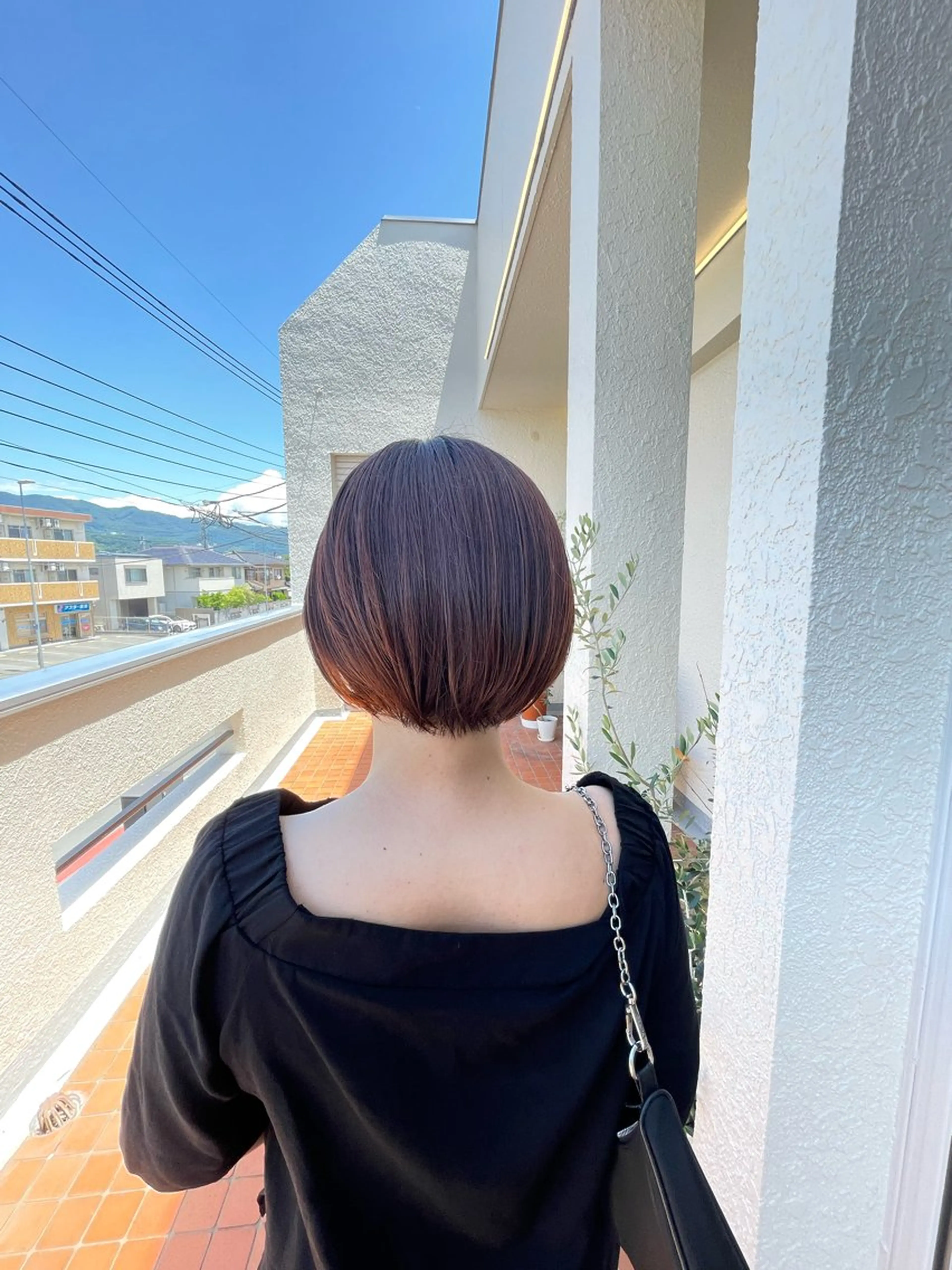 ショート カラー カット ヘアカラー トリートメント runru /muku.のヘアスタイル