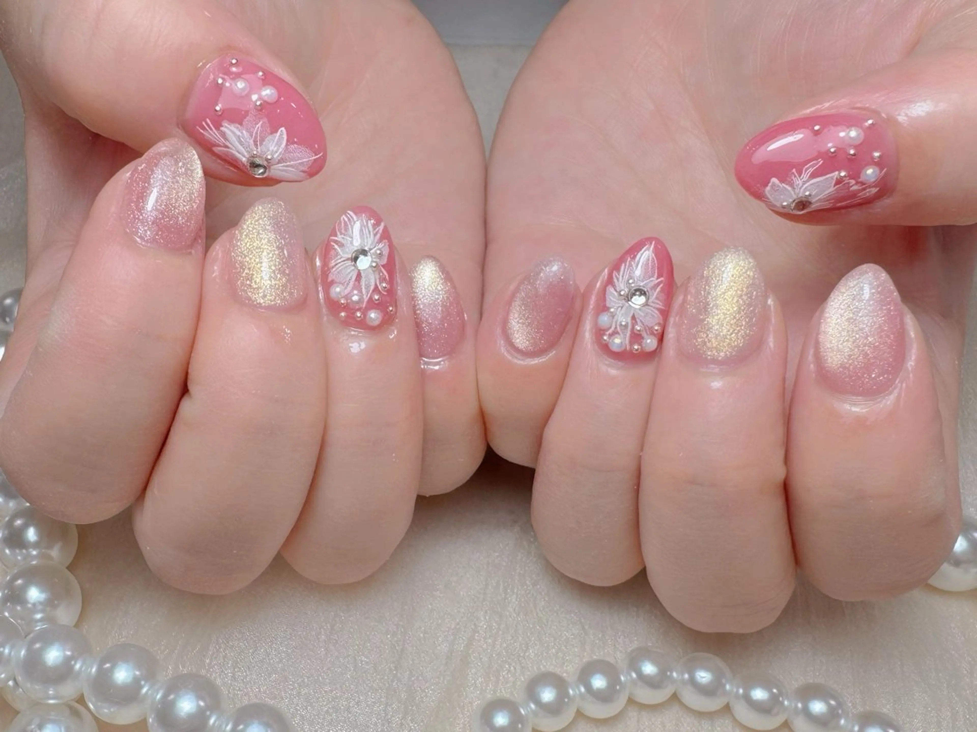 ネイル ハンドネイル マジックミラー所属・マジック ミラーのネイルデザイン