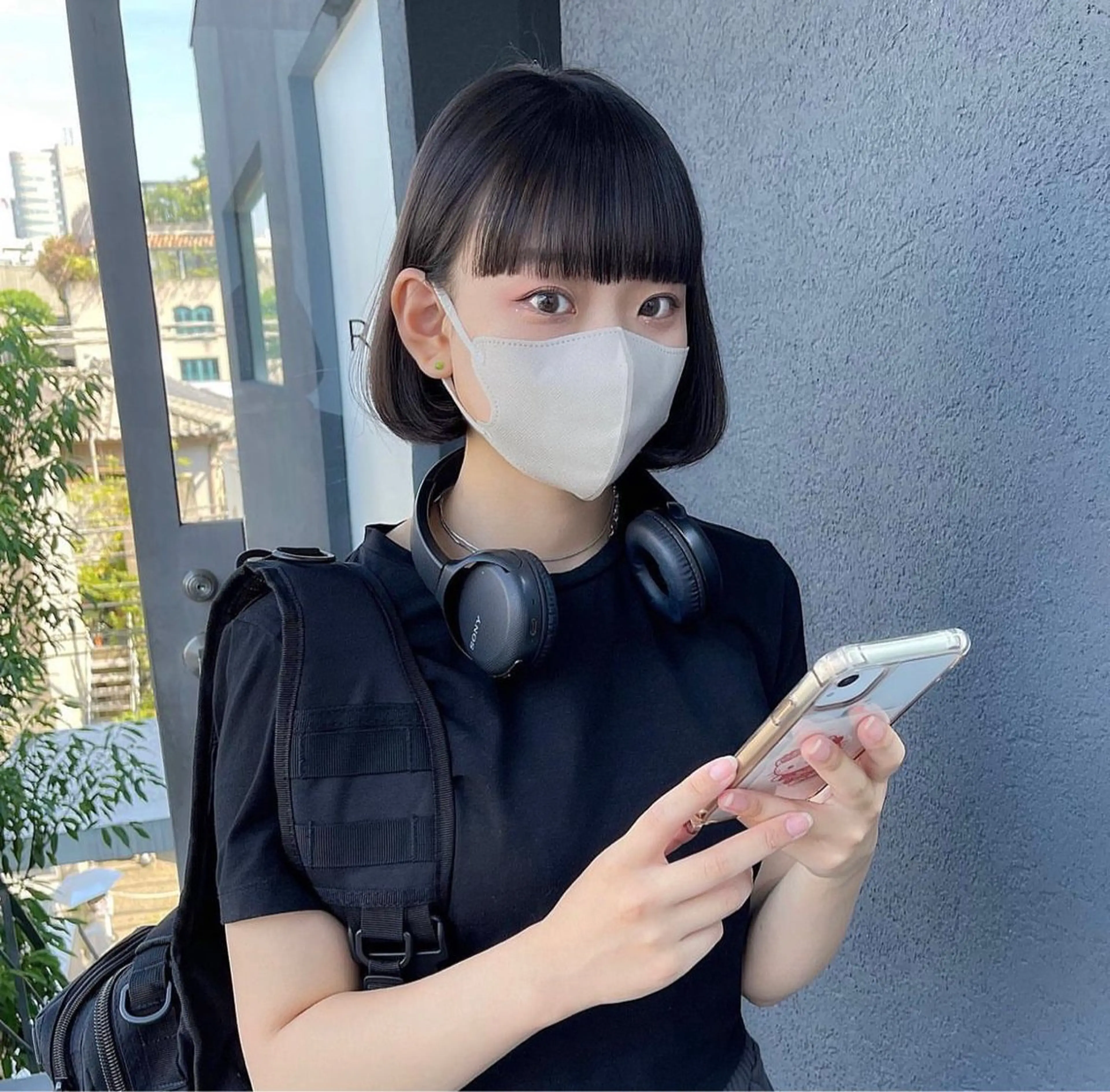 ショート カラー ボブ タンバルモリ トリートメント 無料カット/ハイ トーンカラー/きらのヘアスタイル